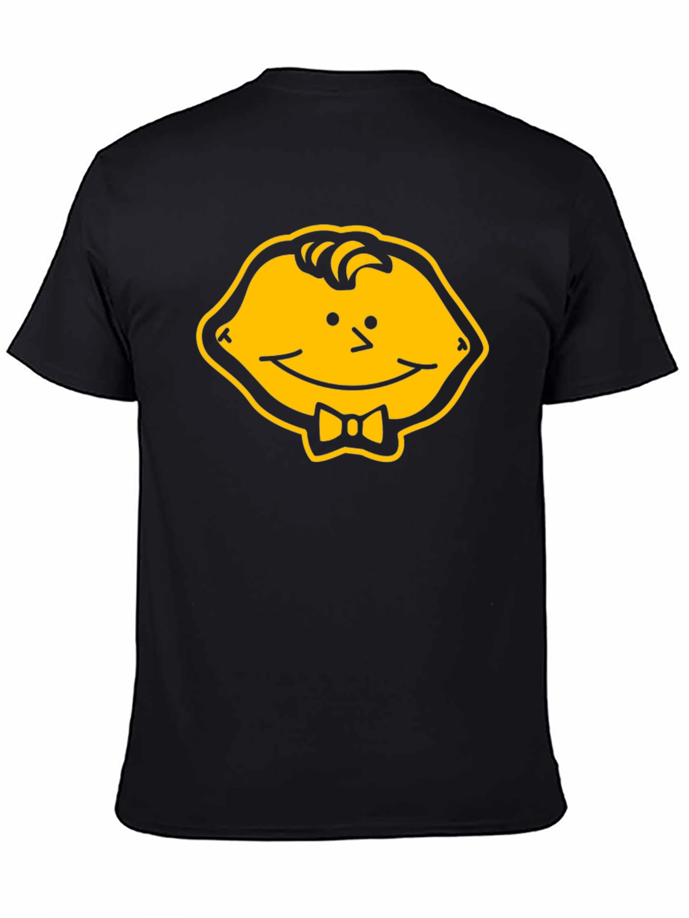 Lemon Head Character Graphic Tee - Black