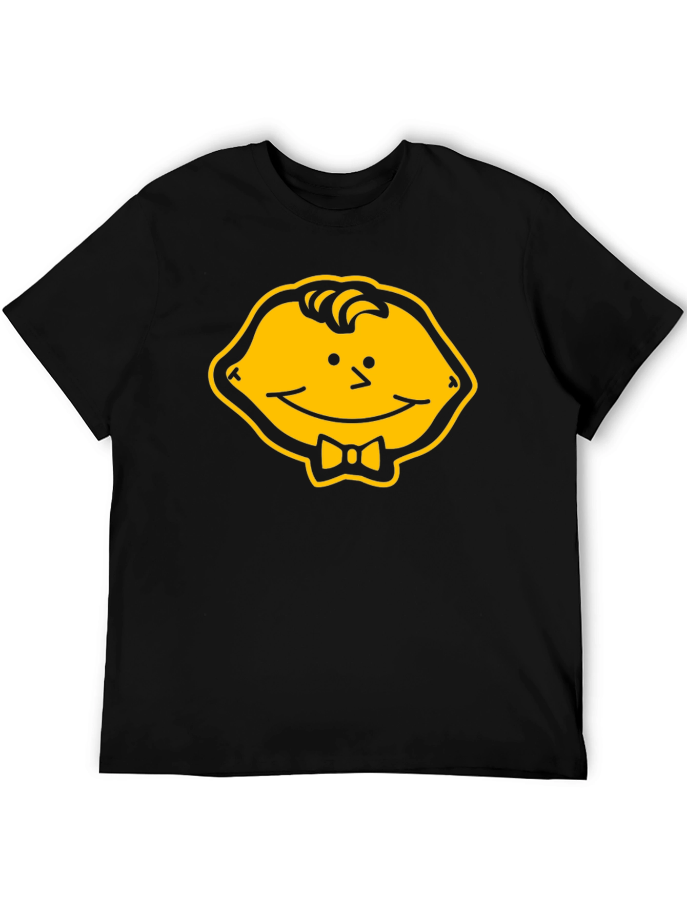 Lemon Head Character Graphic Tee - Black
