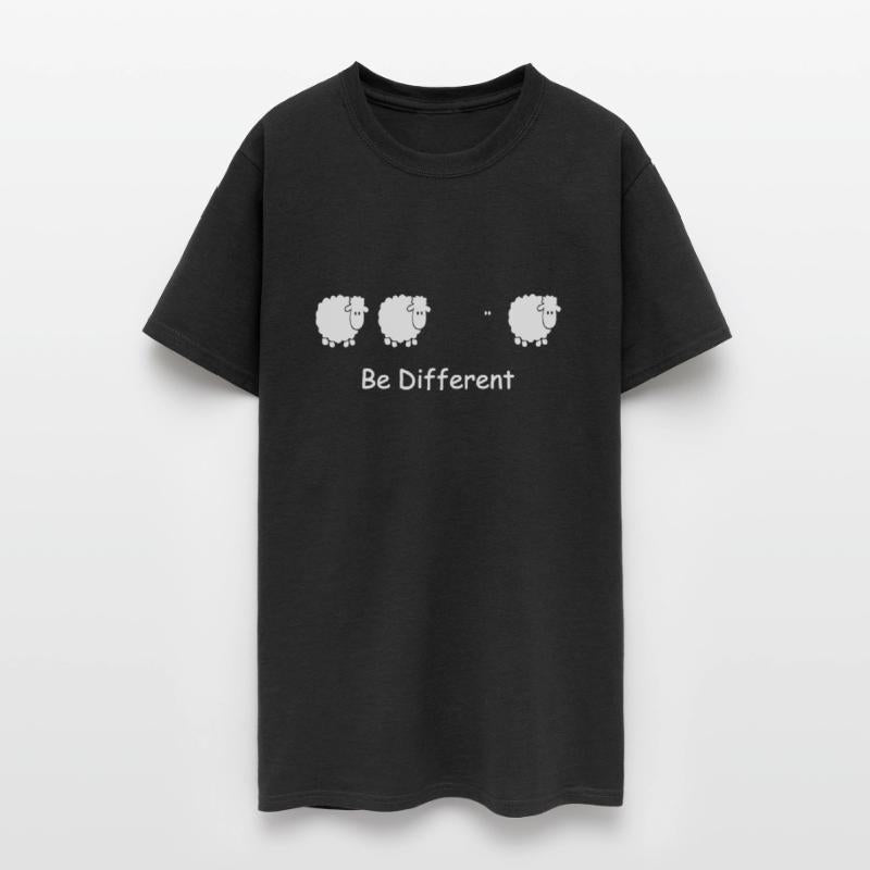 Be Different Black Sheep - sarcasm irony
