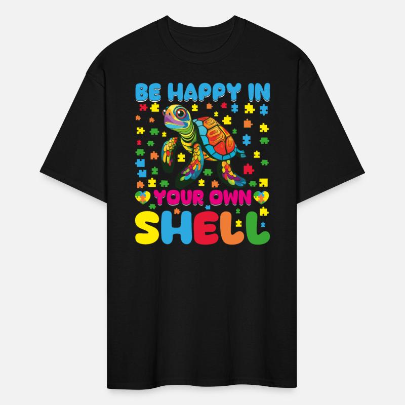 be happy in your own shell autism awareness