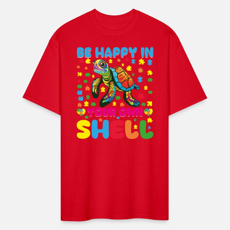 be happy in your own shell autism awareness