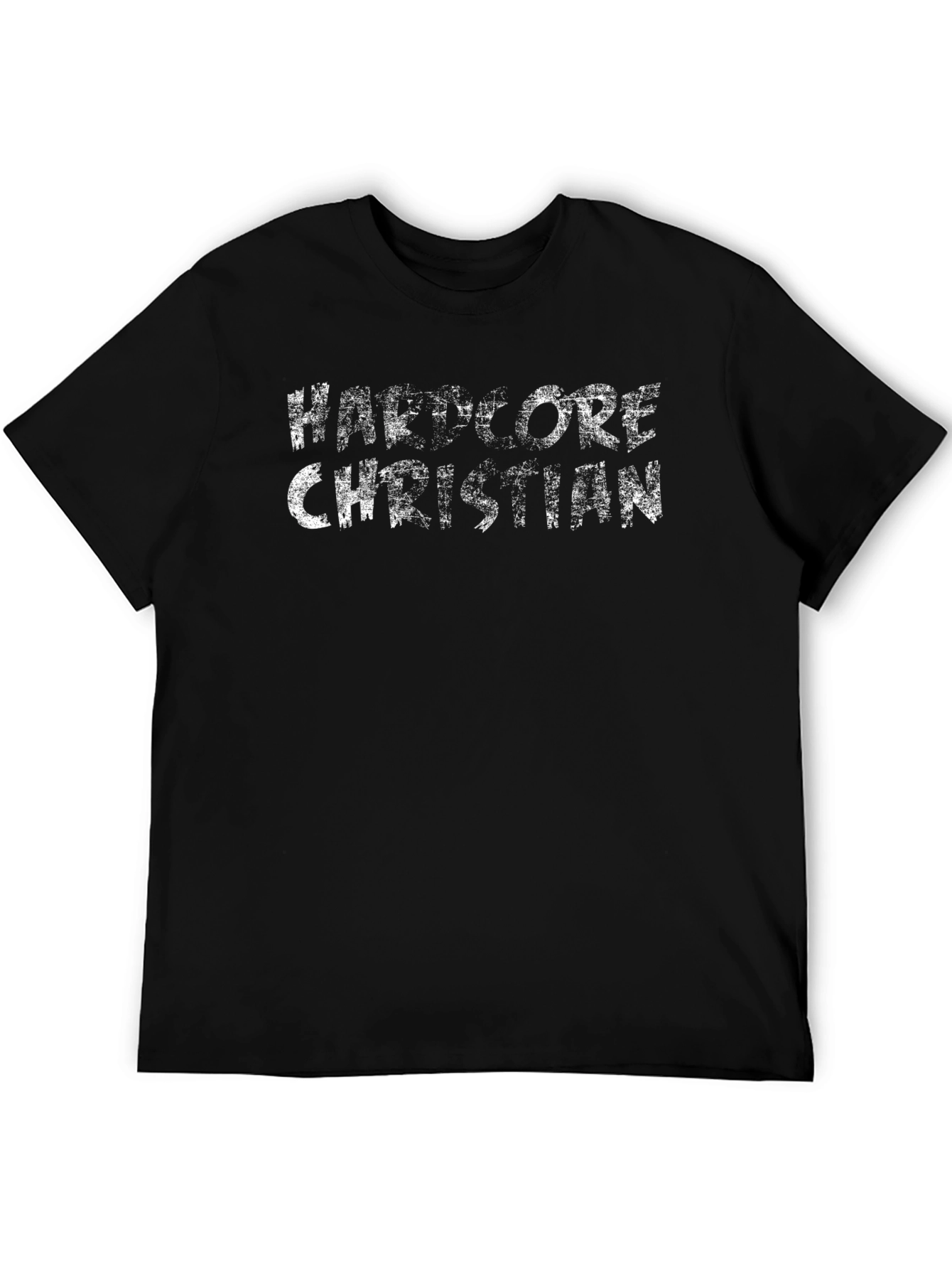 Hardcore Christian Black T-Shirt