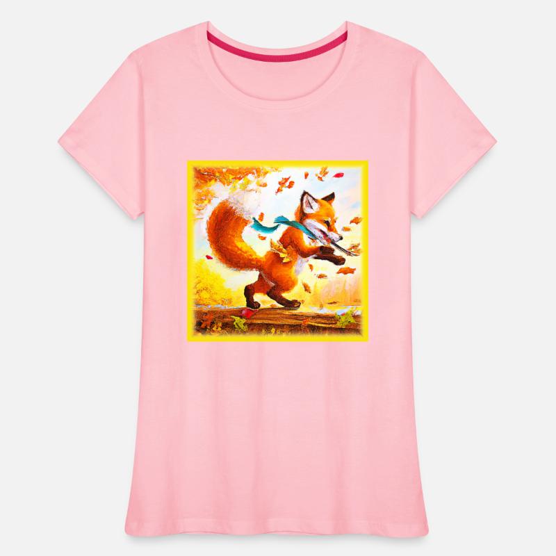 Beautiful Painting Of Walking Red Fox . Buy Now