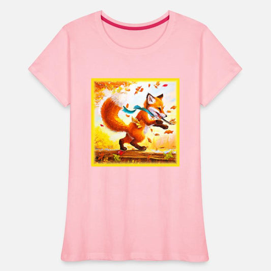 Beautiful Painting Of Walking Red Fox . Buy Now