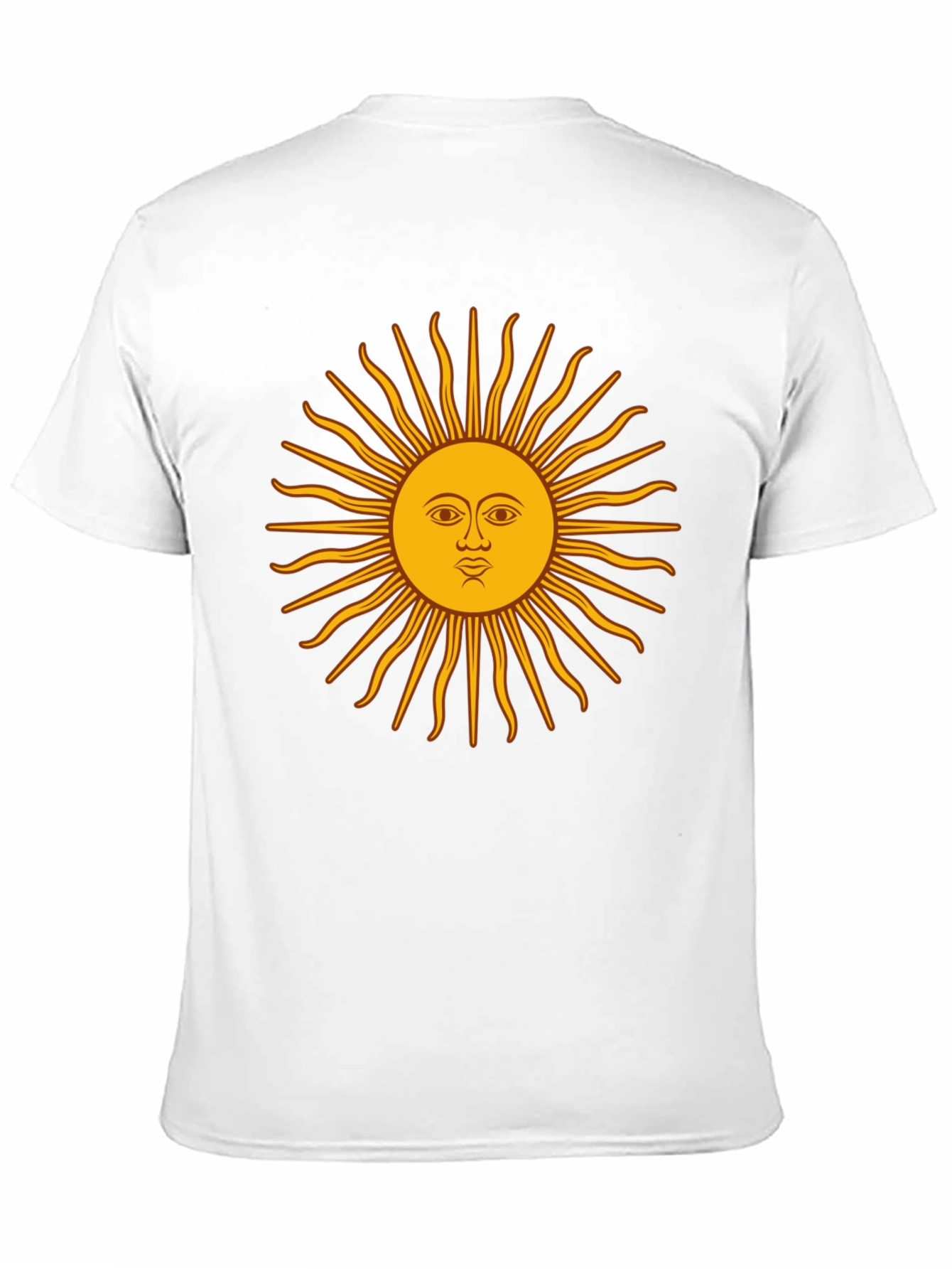 Graphic Sun T-Shirt - Casual Black Tee