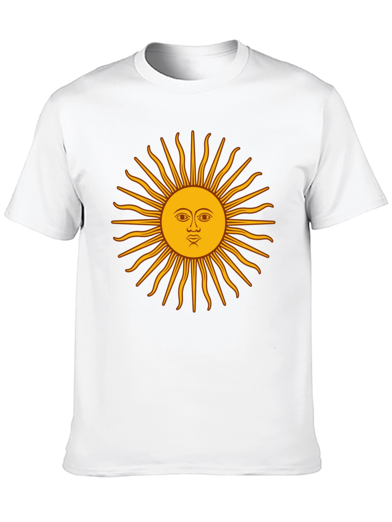 Graphic Sun T-Shirt - Casual Black Tee