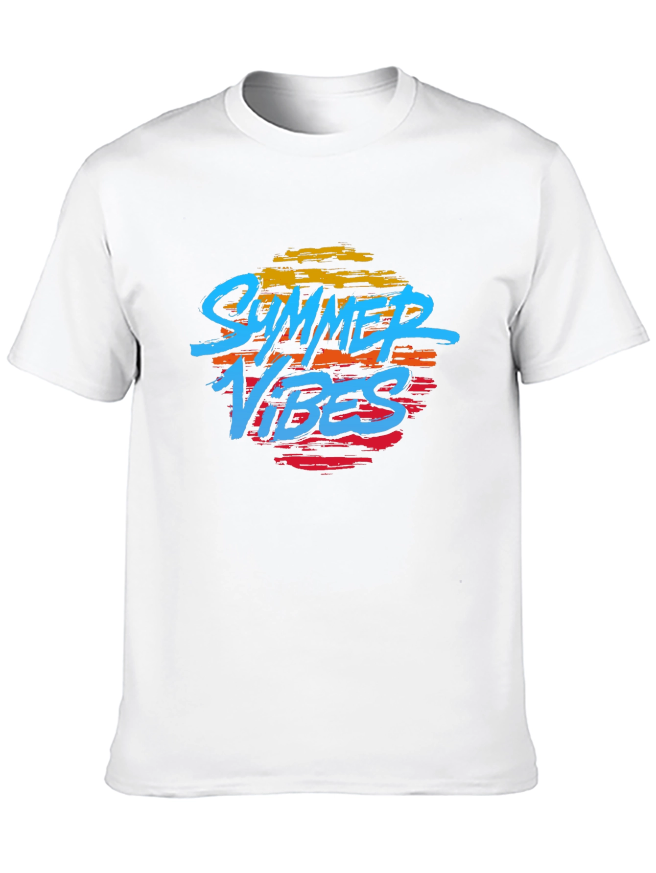 Summer Vibes Graphic T-Shirt - Black