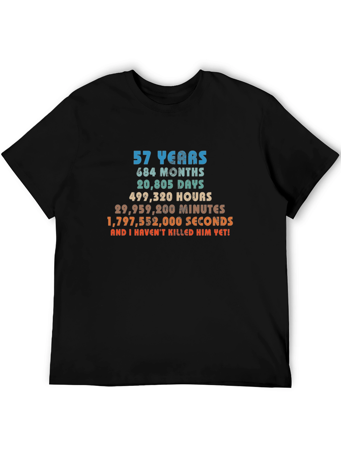 57th Birthday T-Shirt - Funny Anniversary Gift Tee