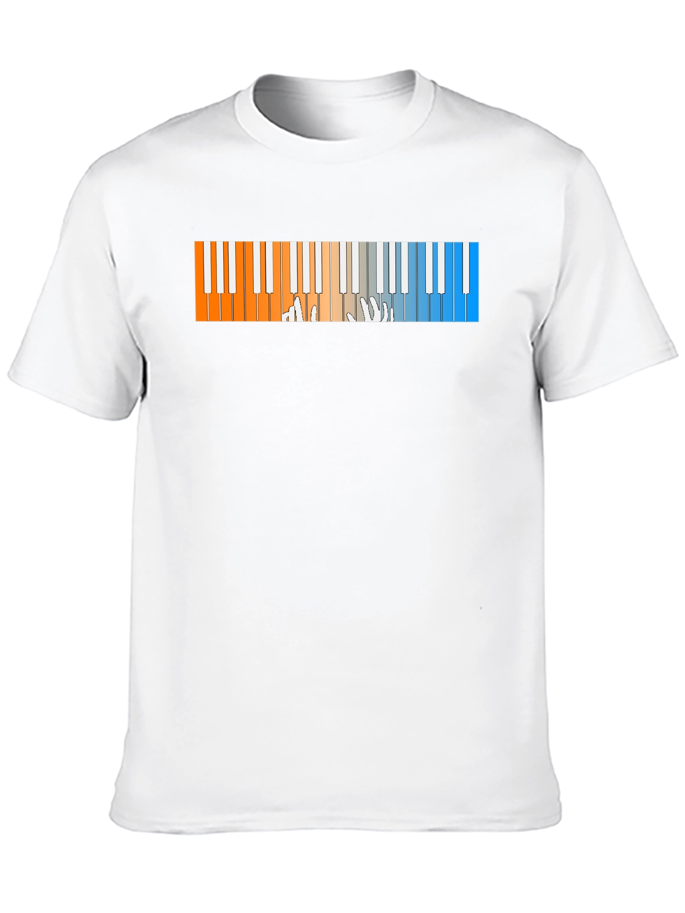 Piano Keys Graphic T-Shirt - Cool Musician Tee