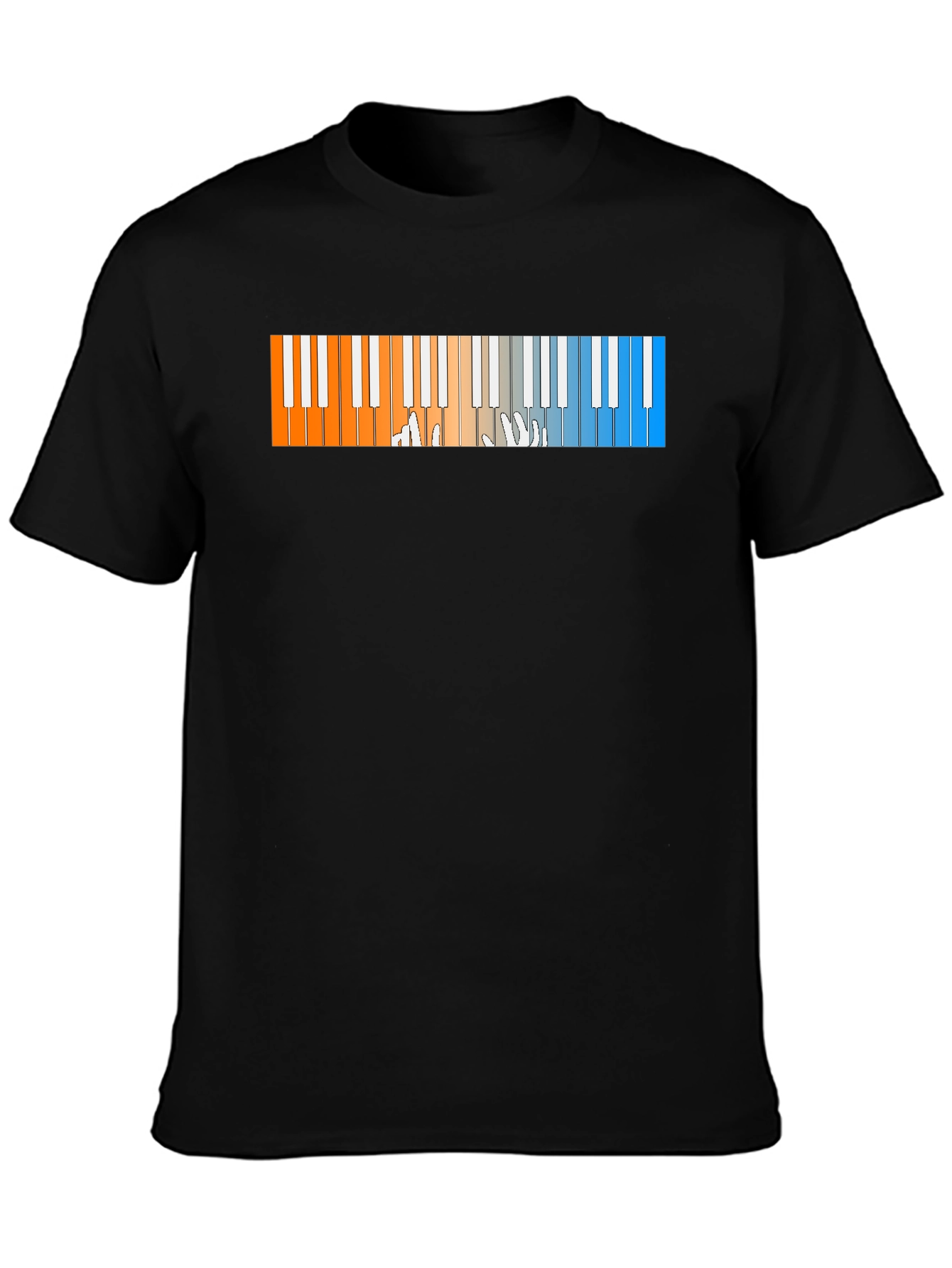 Piano Keys Graphic T-Shirt - Cool Musician Tee