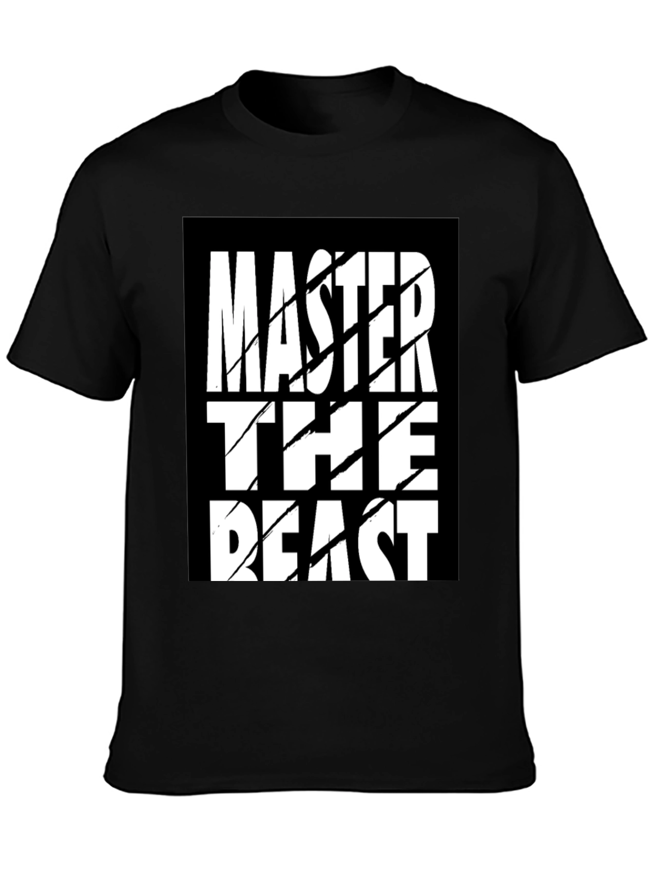 Master the Beast Graphic T-Shirt - Black