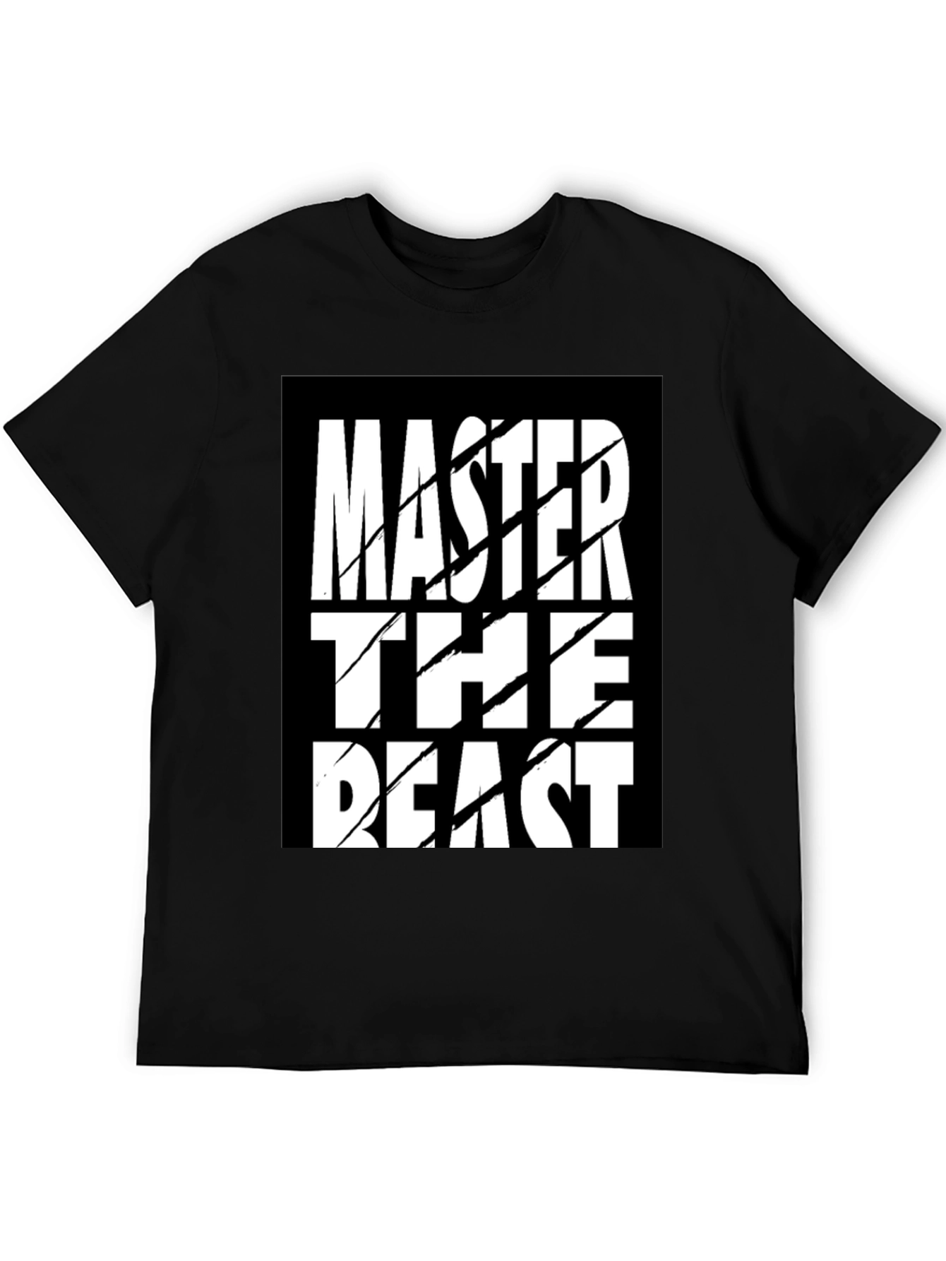 Master the Beast Graphic T-Shirt - Black