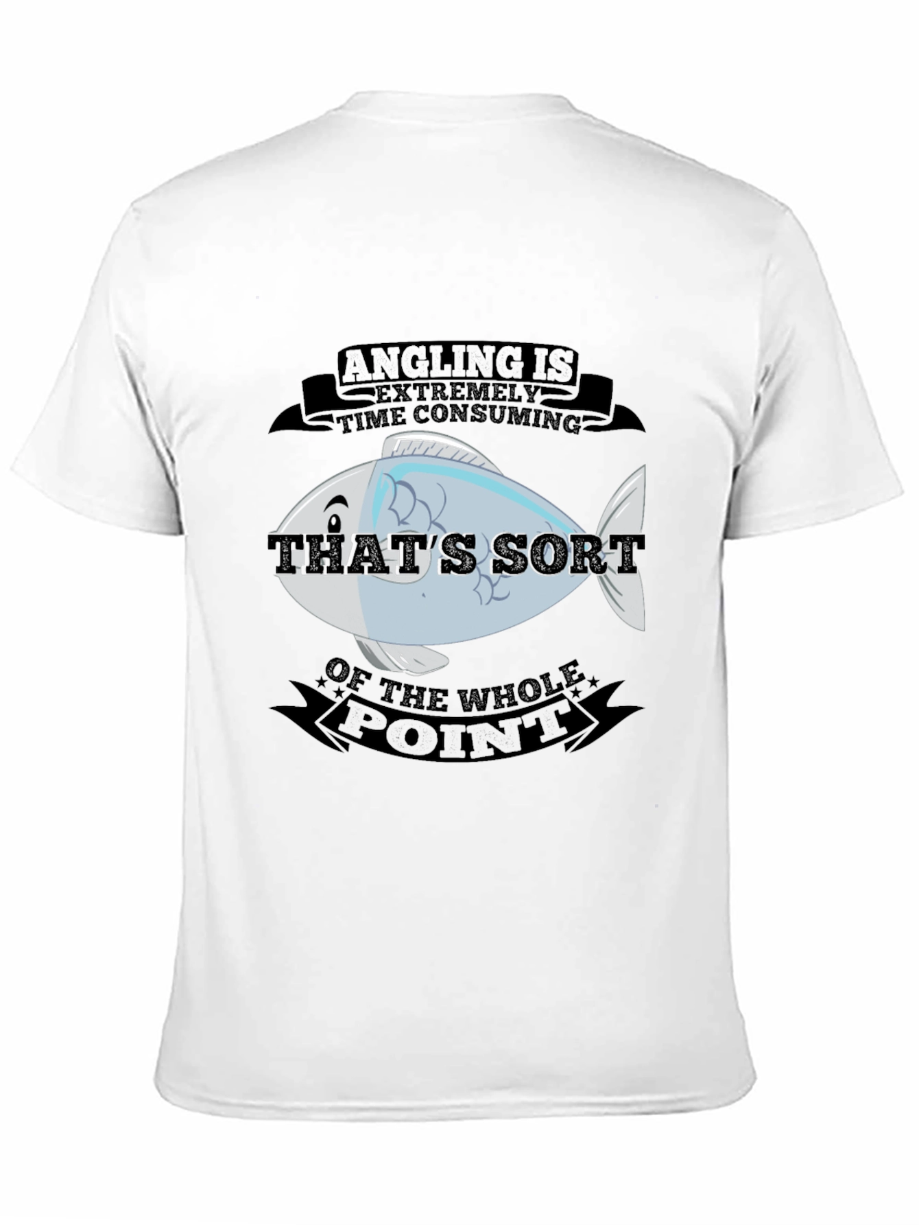 Angling Time Consuming Fish Graphic T-Shirt