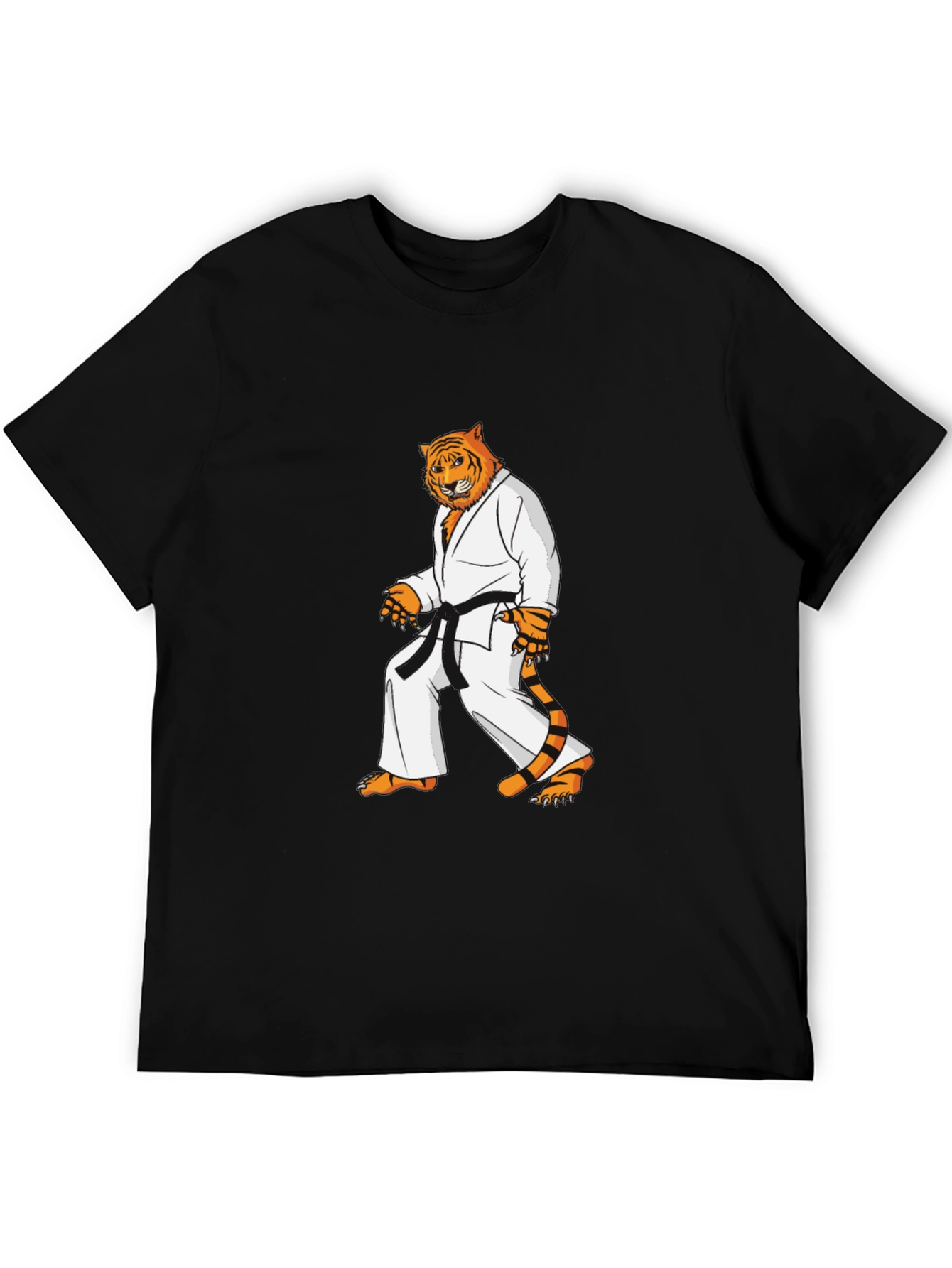 Karate Tiger Black T-Shirt