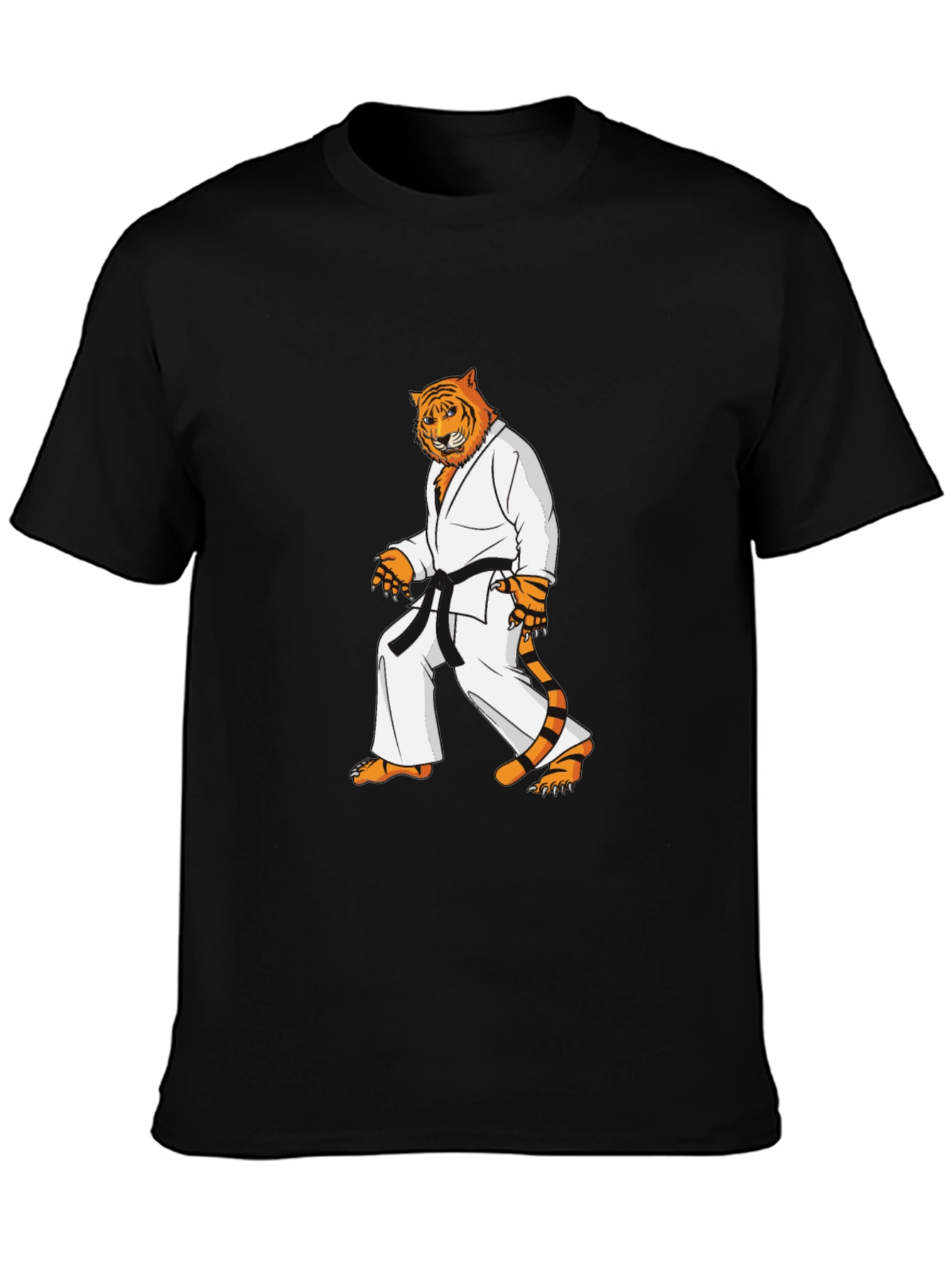 Karate Tiger Black T-Shirt