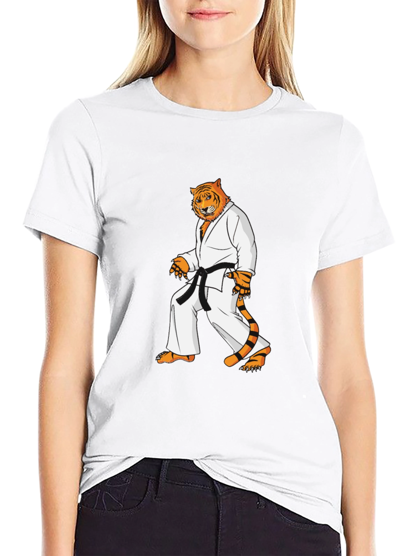 Karate Tiger Black T-Shirt