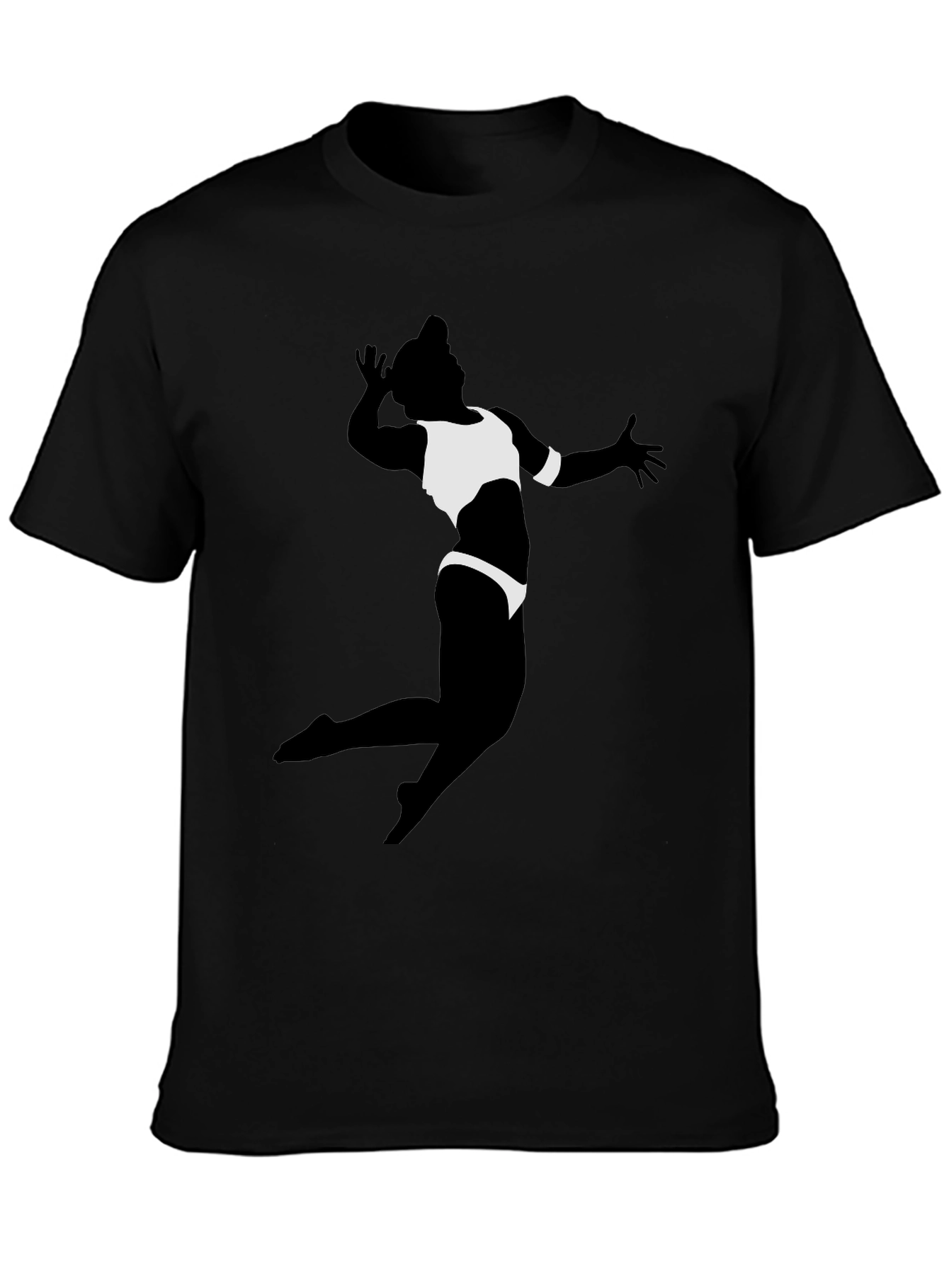Volleyball Silhouette Graphic Tee