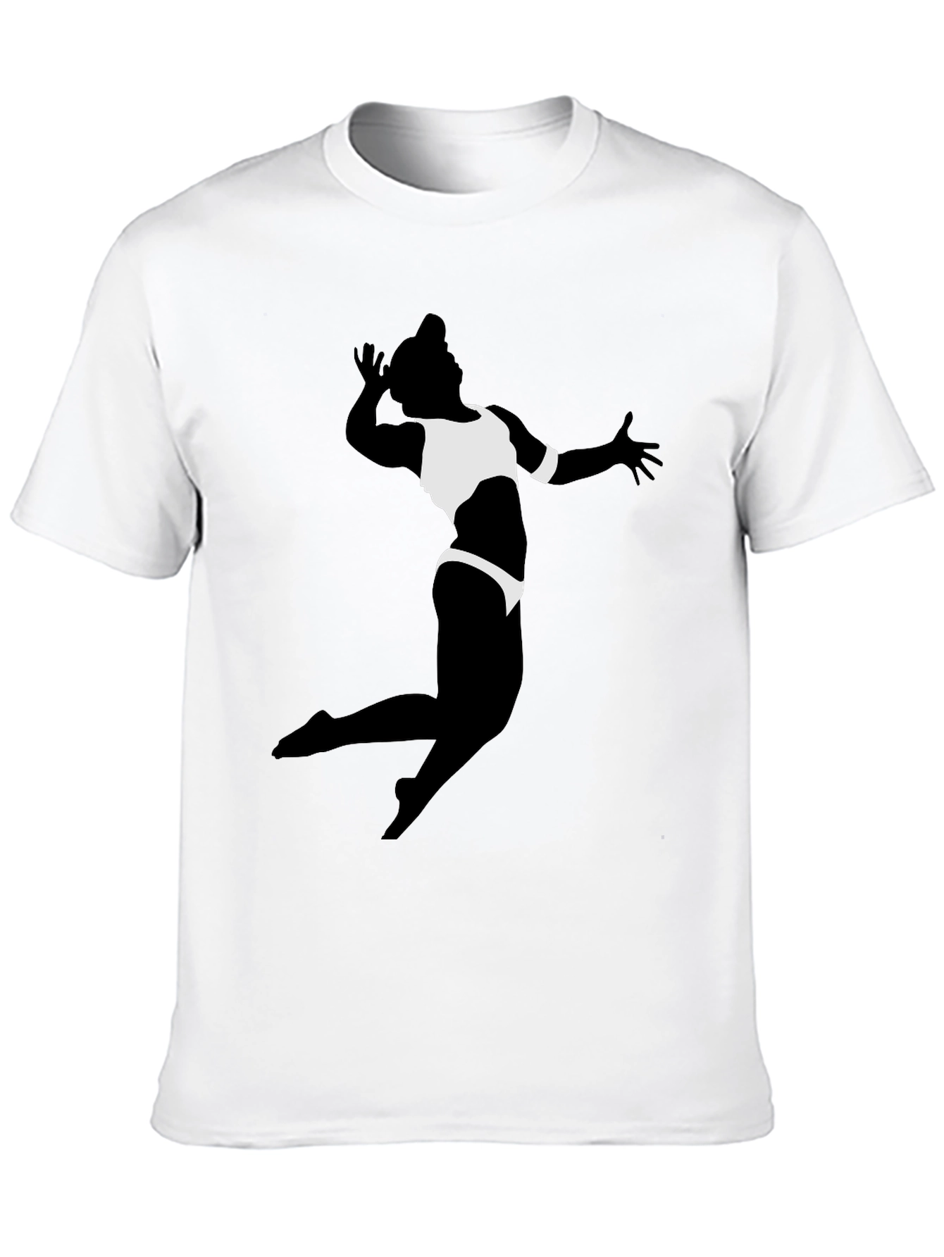 Volleyball Silhouette Graphic Tee