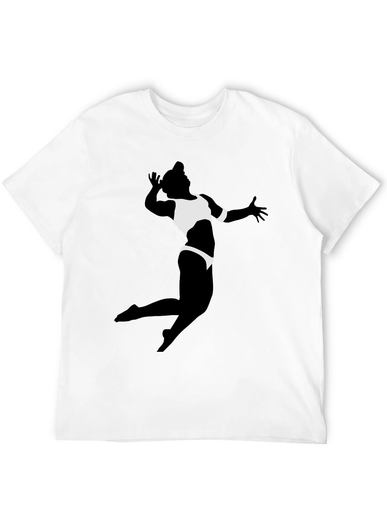 Volleyball Silhouette Graphic Tee