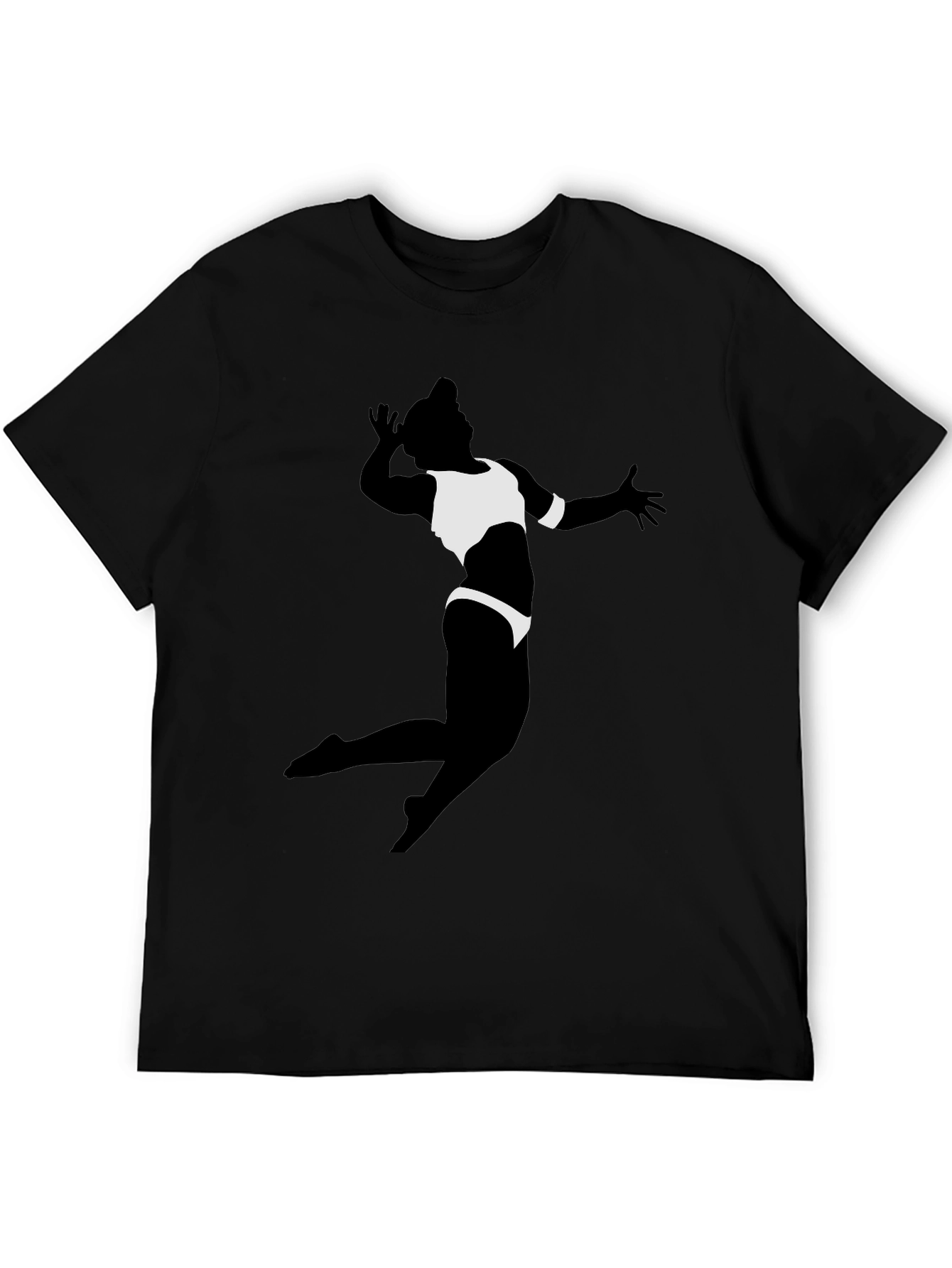 Volleyball Silhouette Graphic Tee
