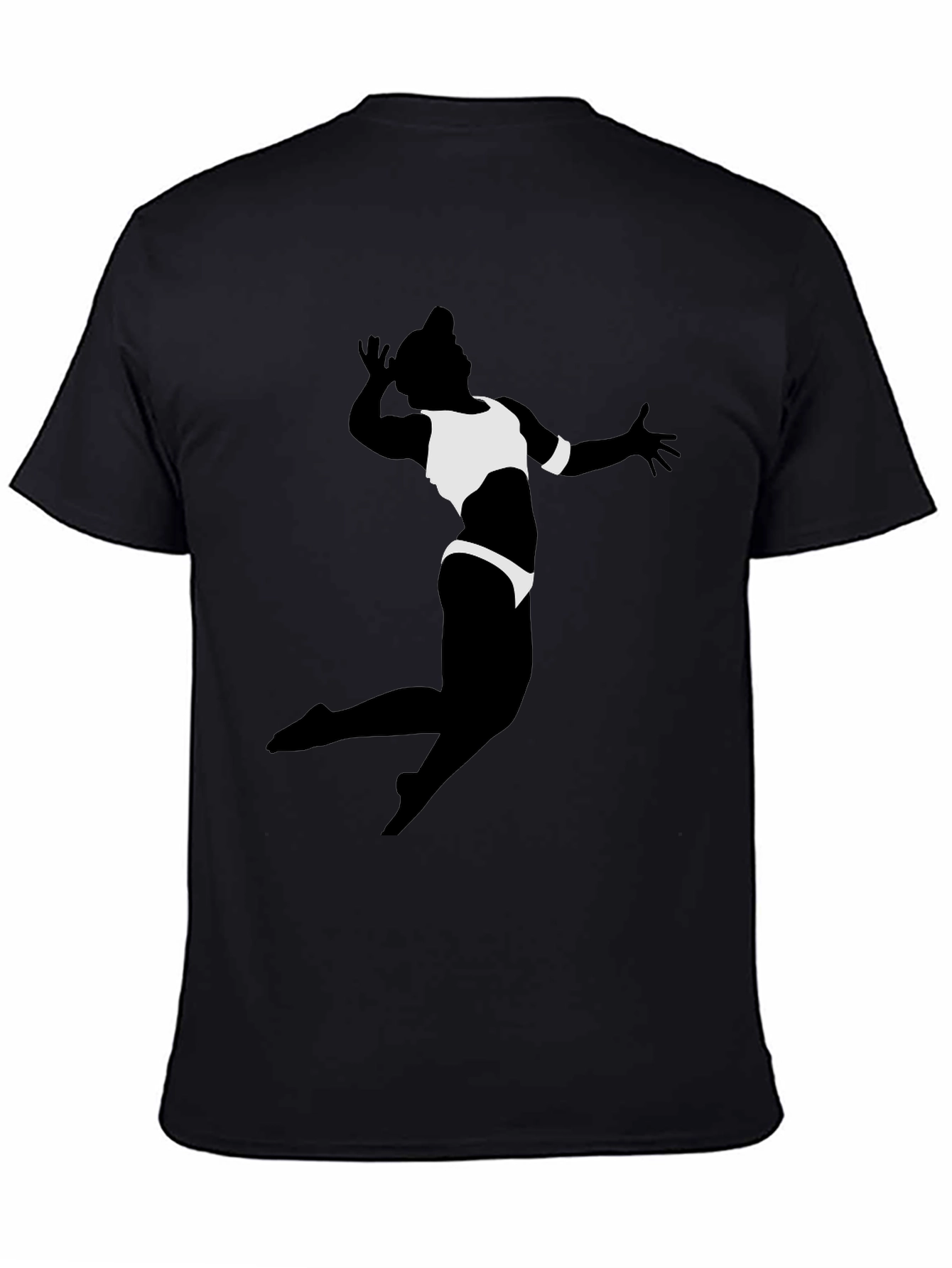 Volleyball Silhouette Graphic Tee