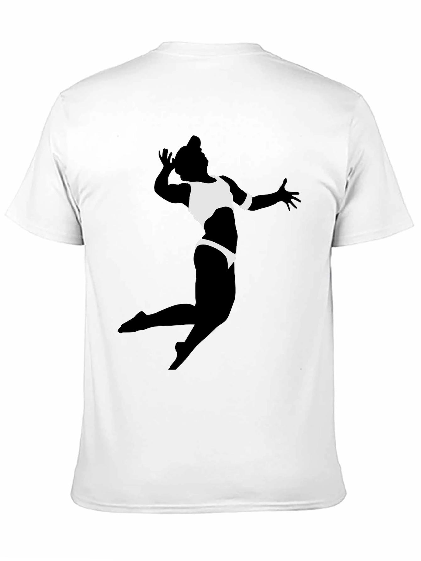 Volleyball Silhouette Graphic Tee