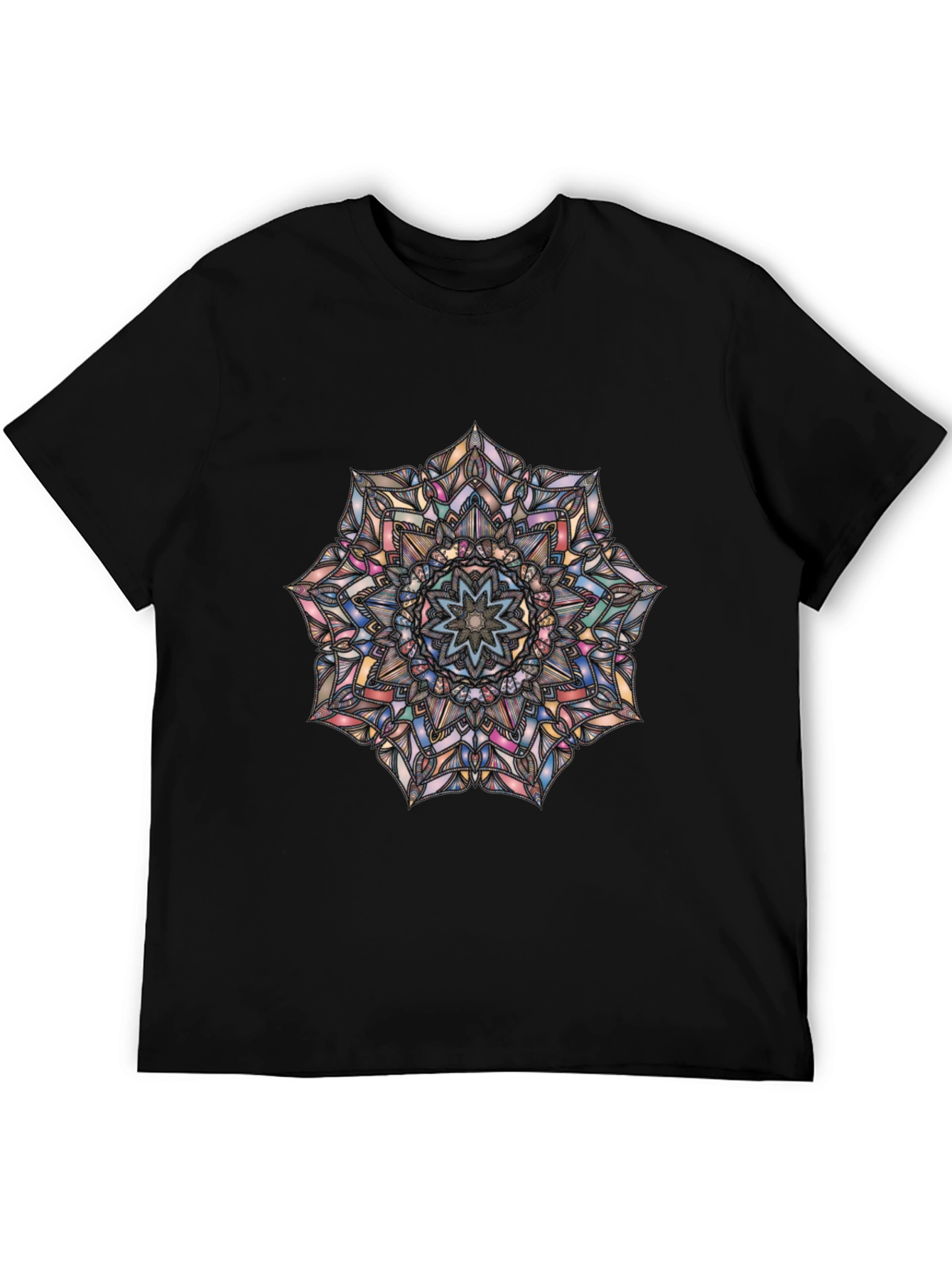 Mandala Art T-Shirt - Black Graphic Tee