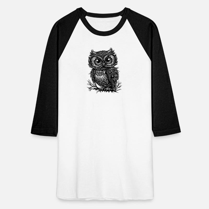 Big Eyes Forest Owl On A Branch