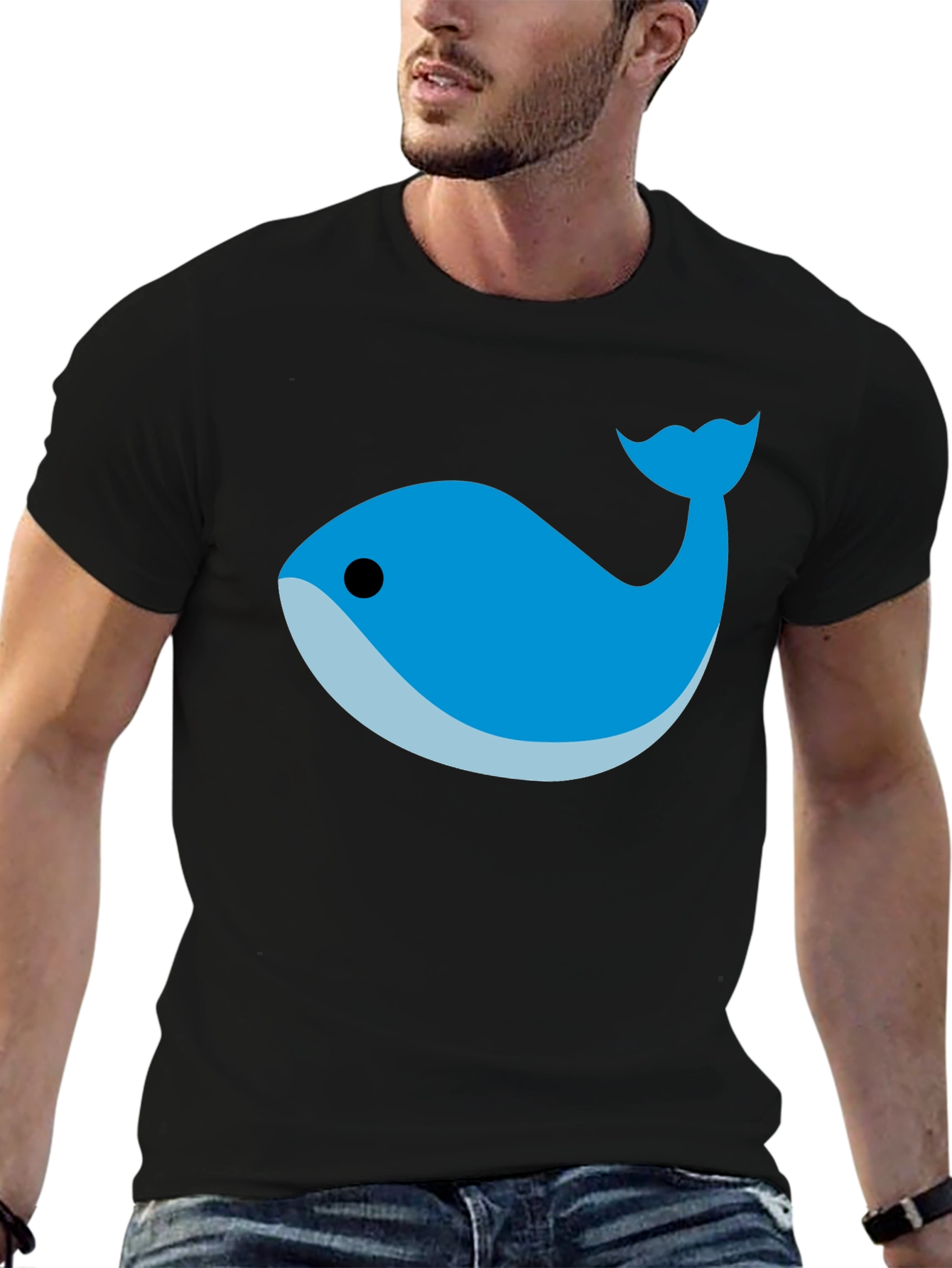 Whale Graphic Tee - Casual Comfort