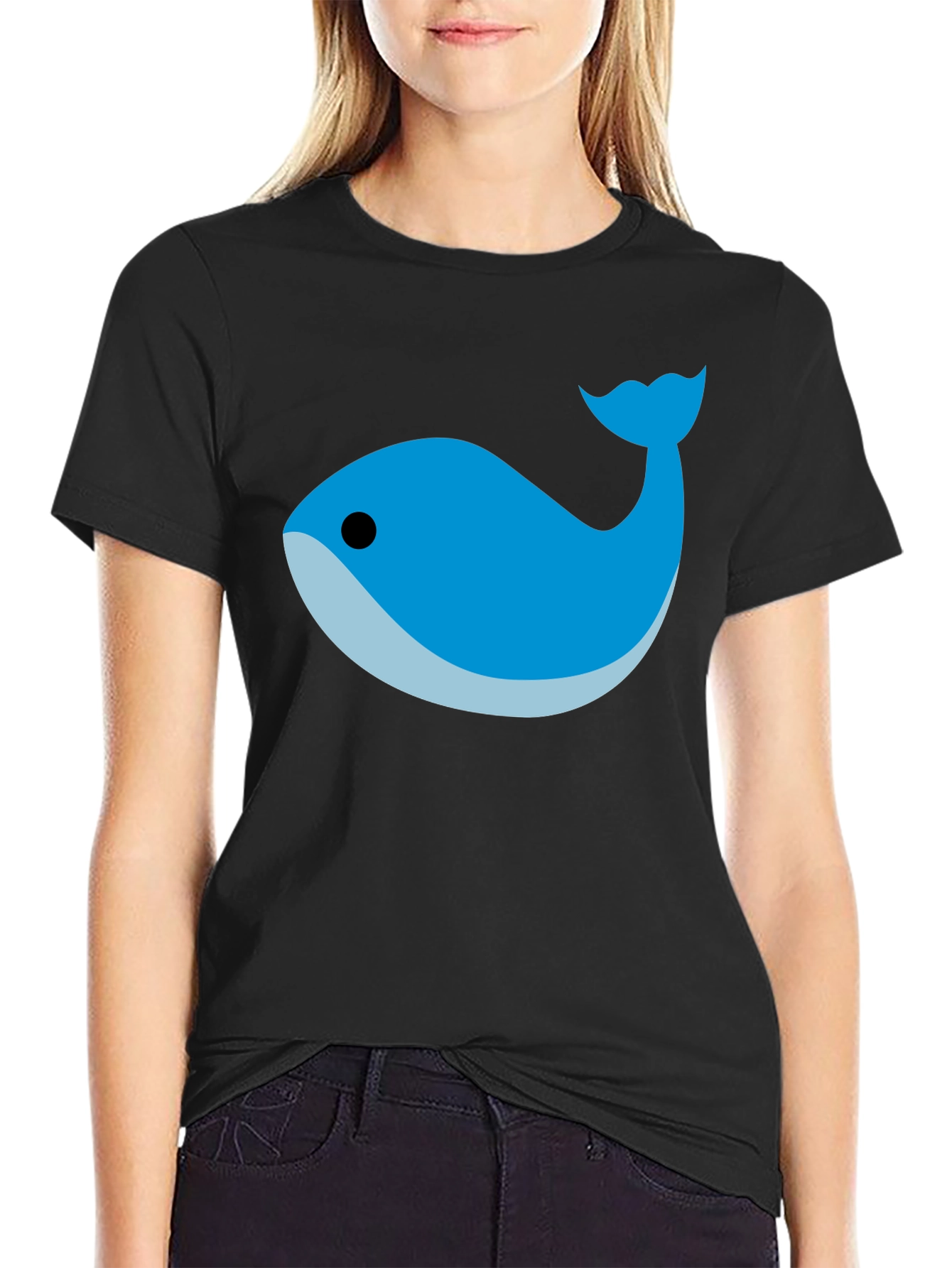 Whale Graphic Tee - Casual Comfort