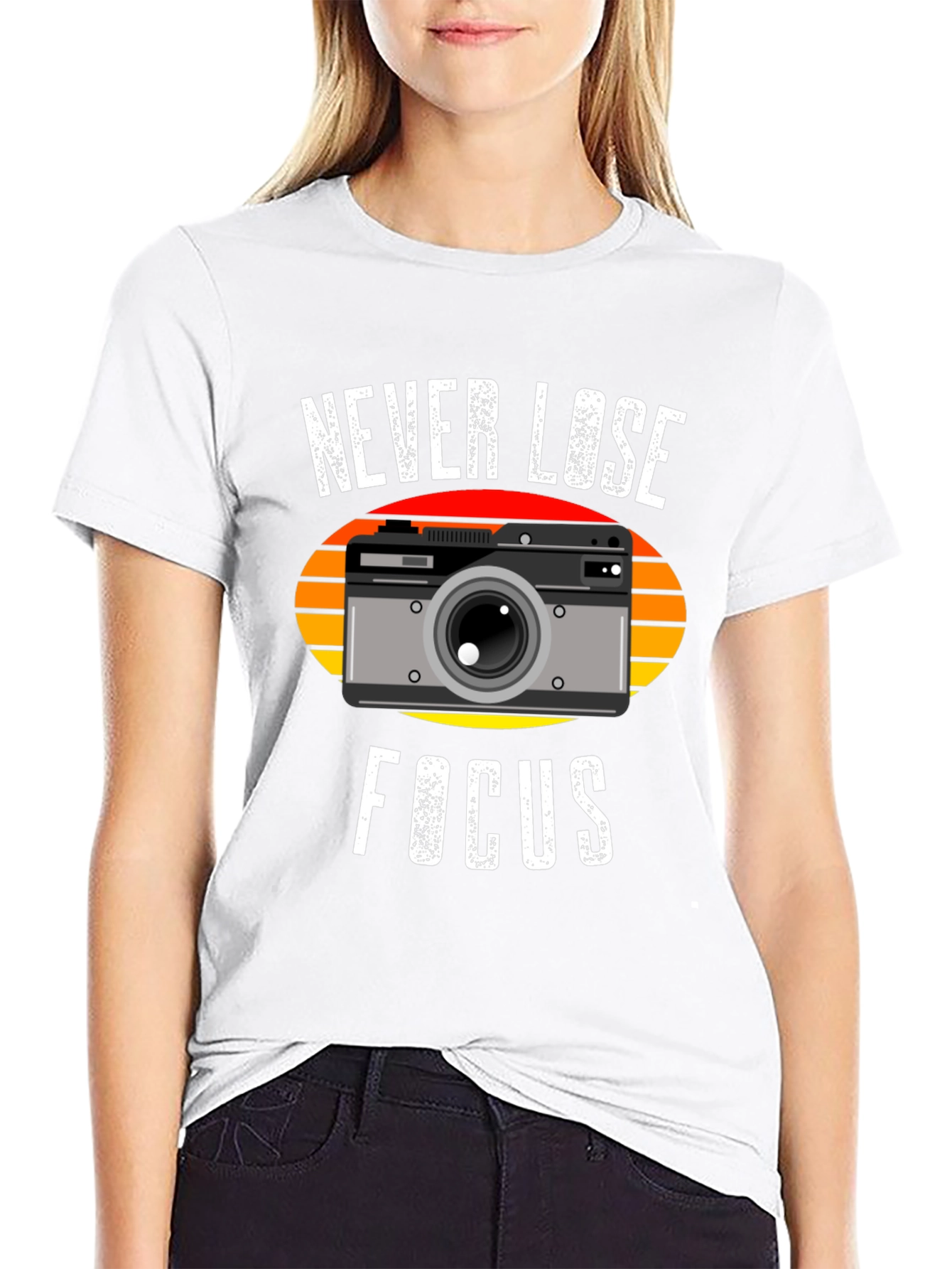 Never Lose Focus Camera T-Shirt