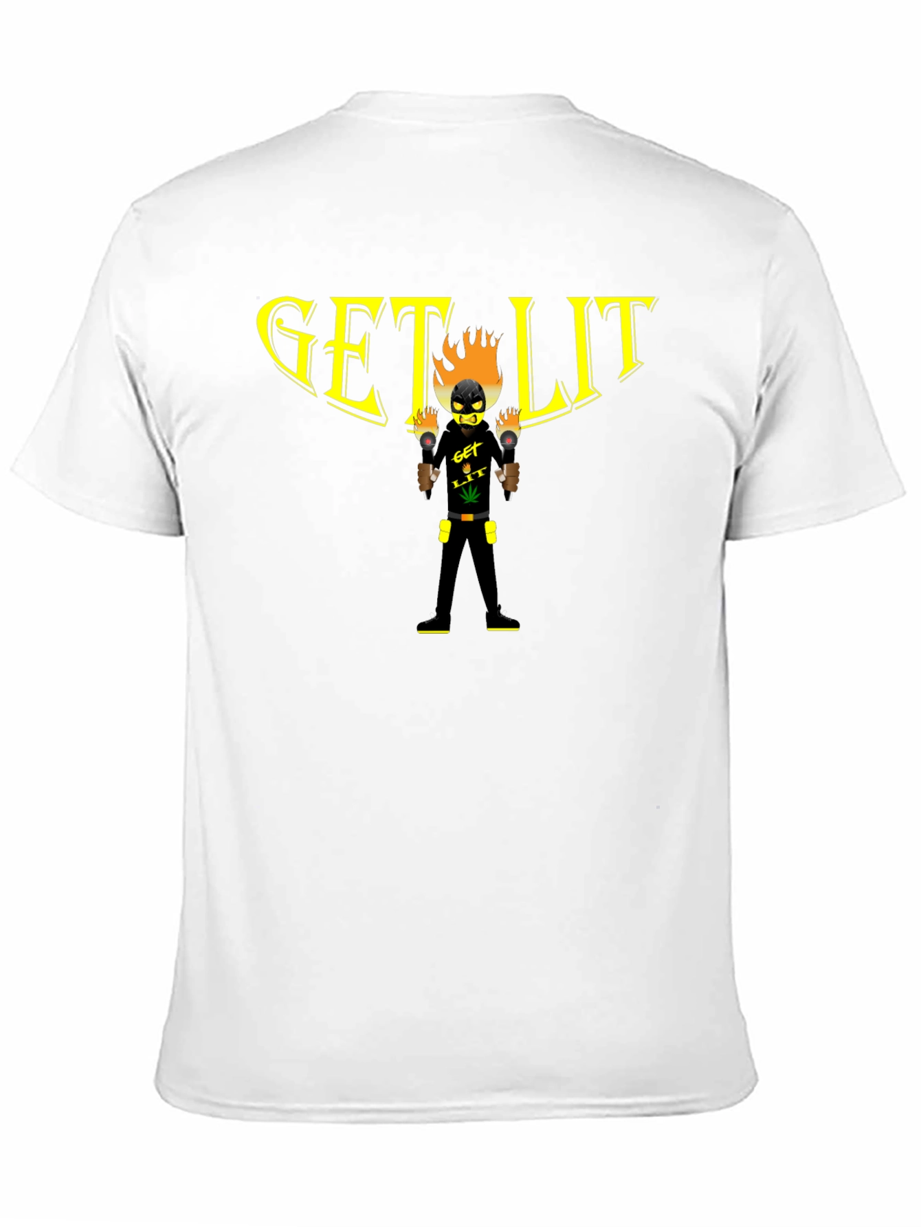Get Lit Graphic T-Shirt - Black
