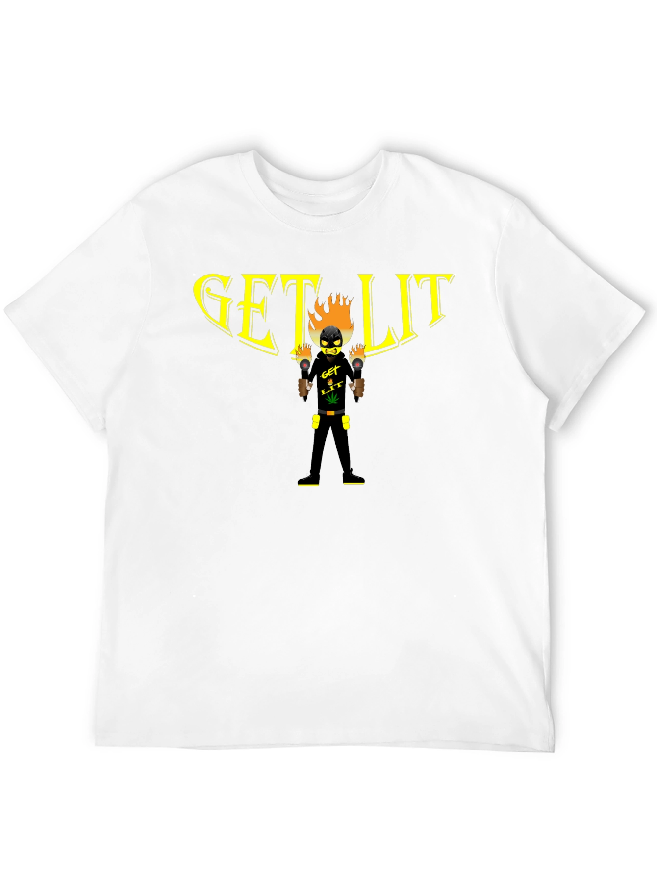 Get Lit Graphic T-Shirt - Black