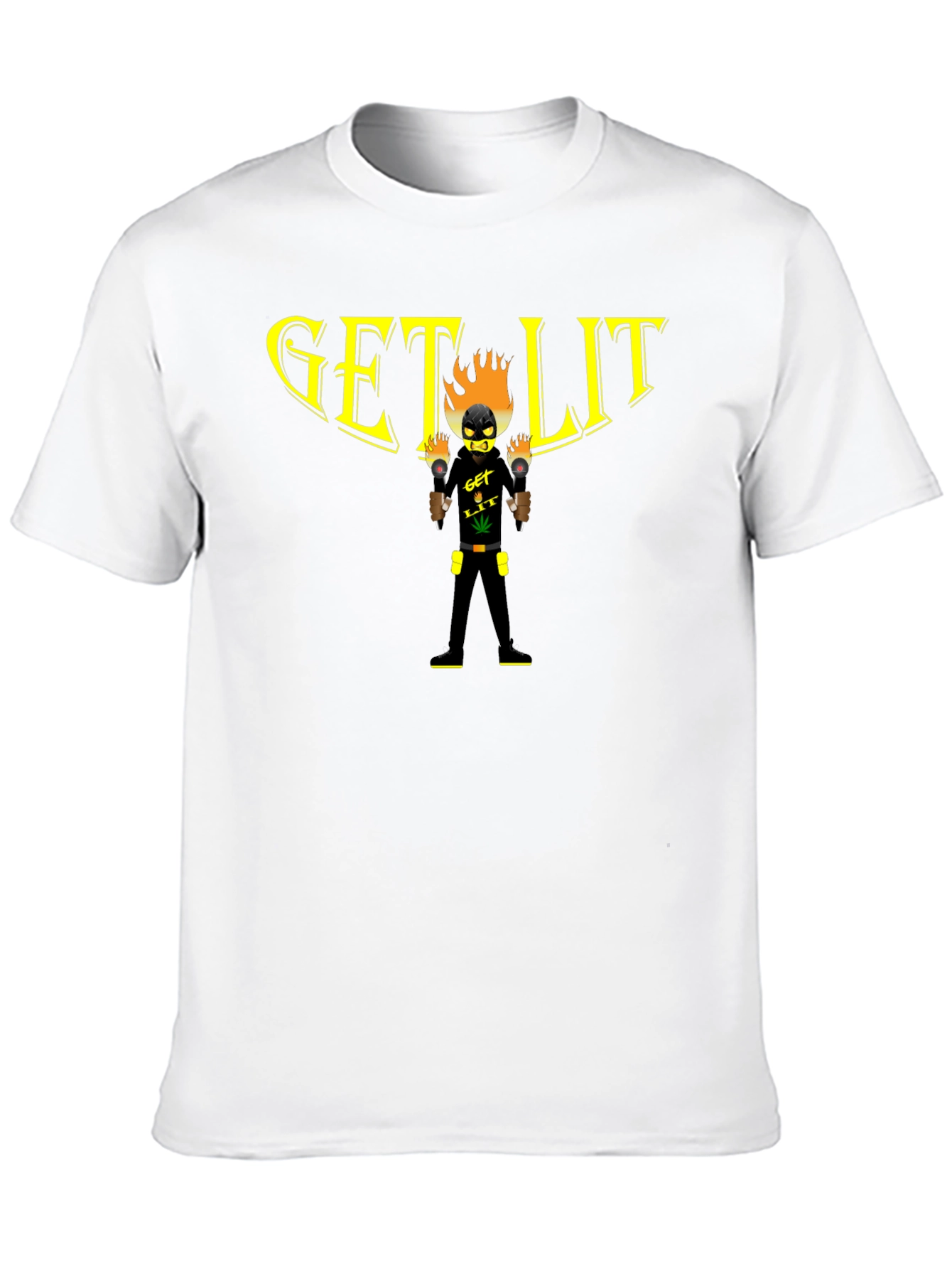 Get Lit Graphic T-Shirt - Black