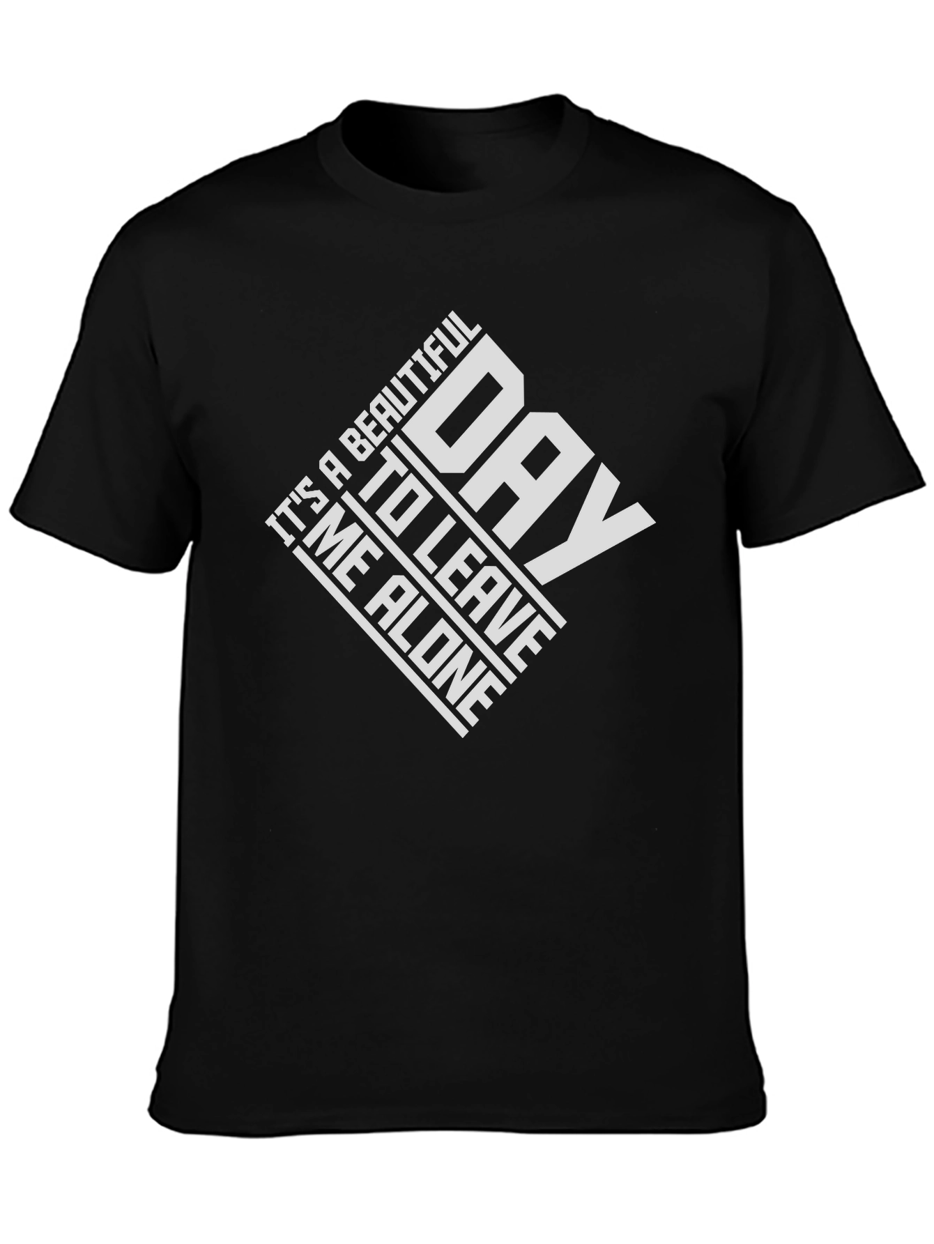 Funny Sarcastic Graphic Tee - Leave Me Alone