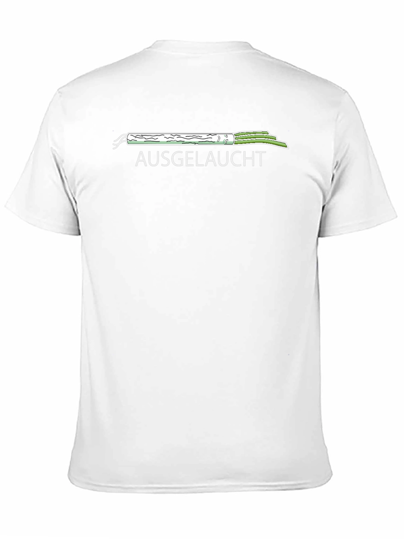 AUsgELAUCHT T-Shirt Funny Leek Design