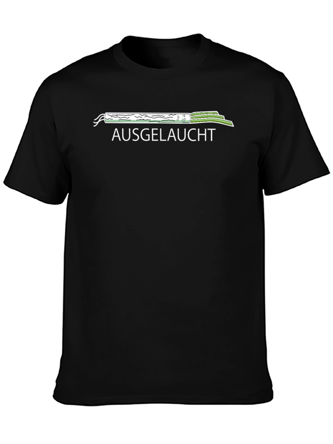 AUsgELAUCHT T-Shirt Funny Leek Design