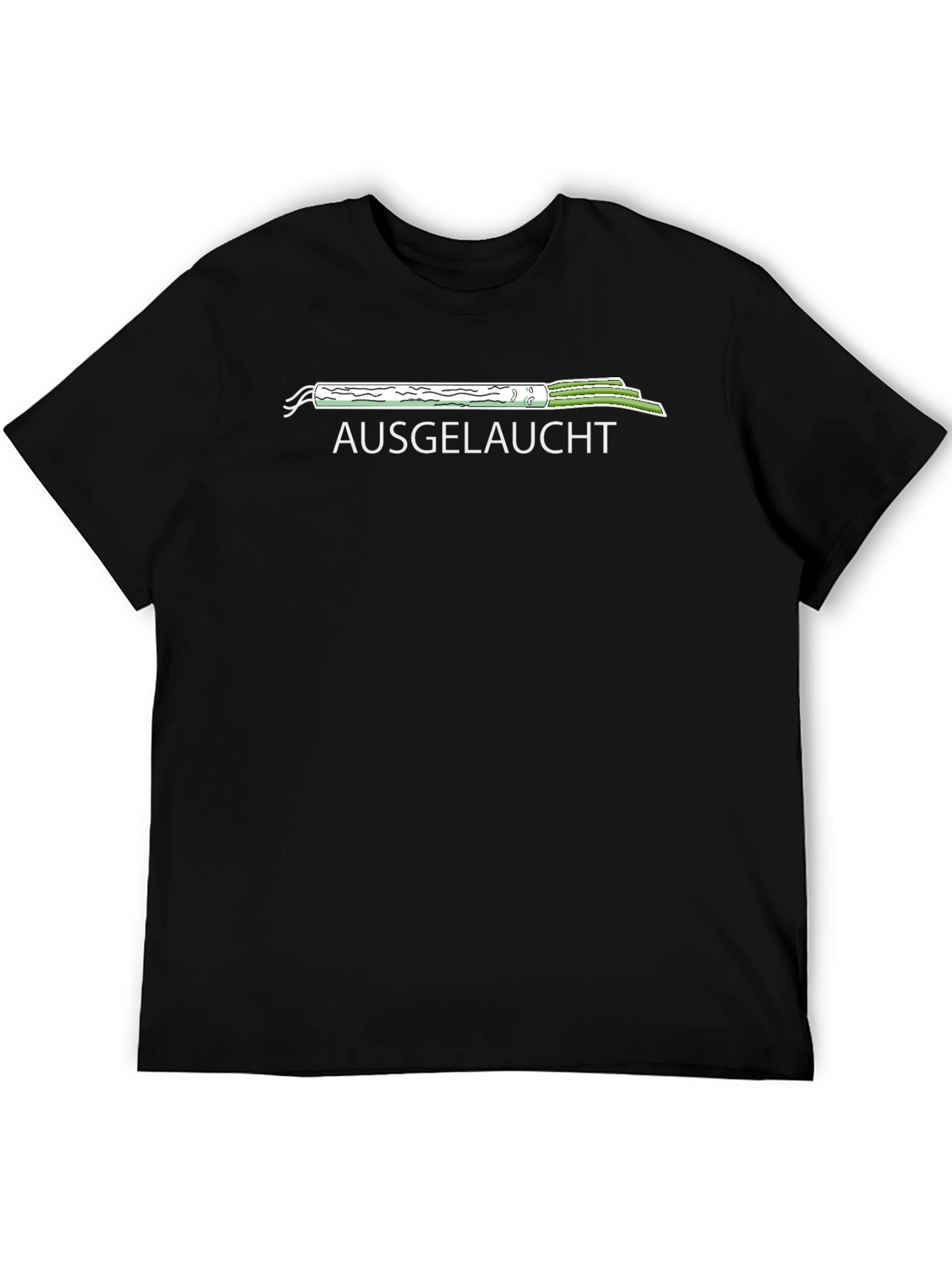 AUsgELAUCHT T-Shirt Funny Leek Design