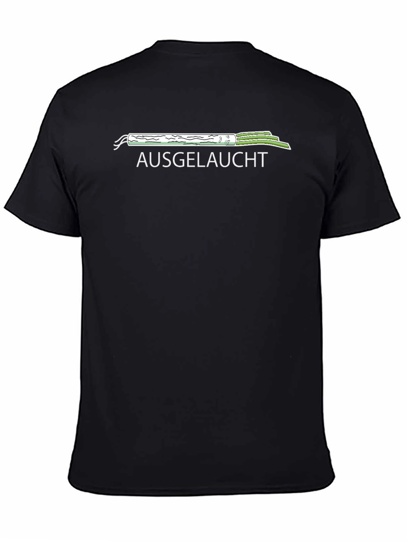 AUsgELAUCHT T-Shirt Funny Leek Design