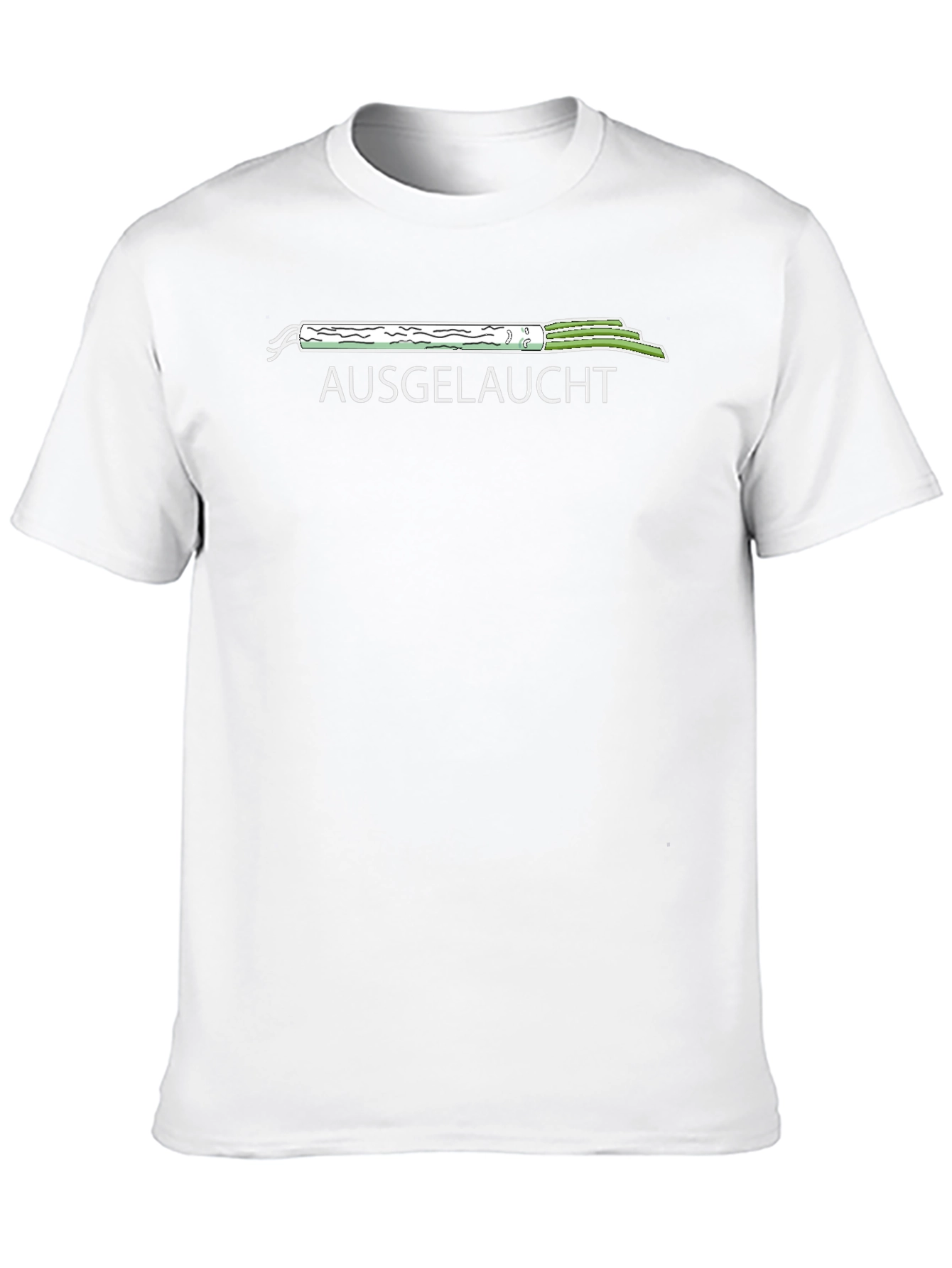 AUsgELAUCHT T-Shirt Funny Leek Design
