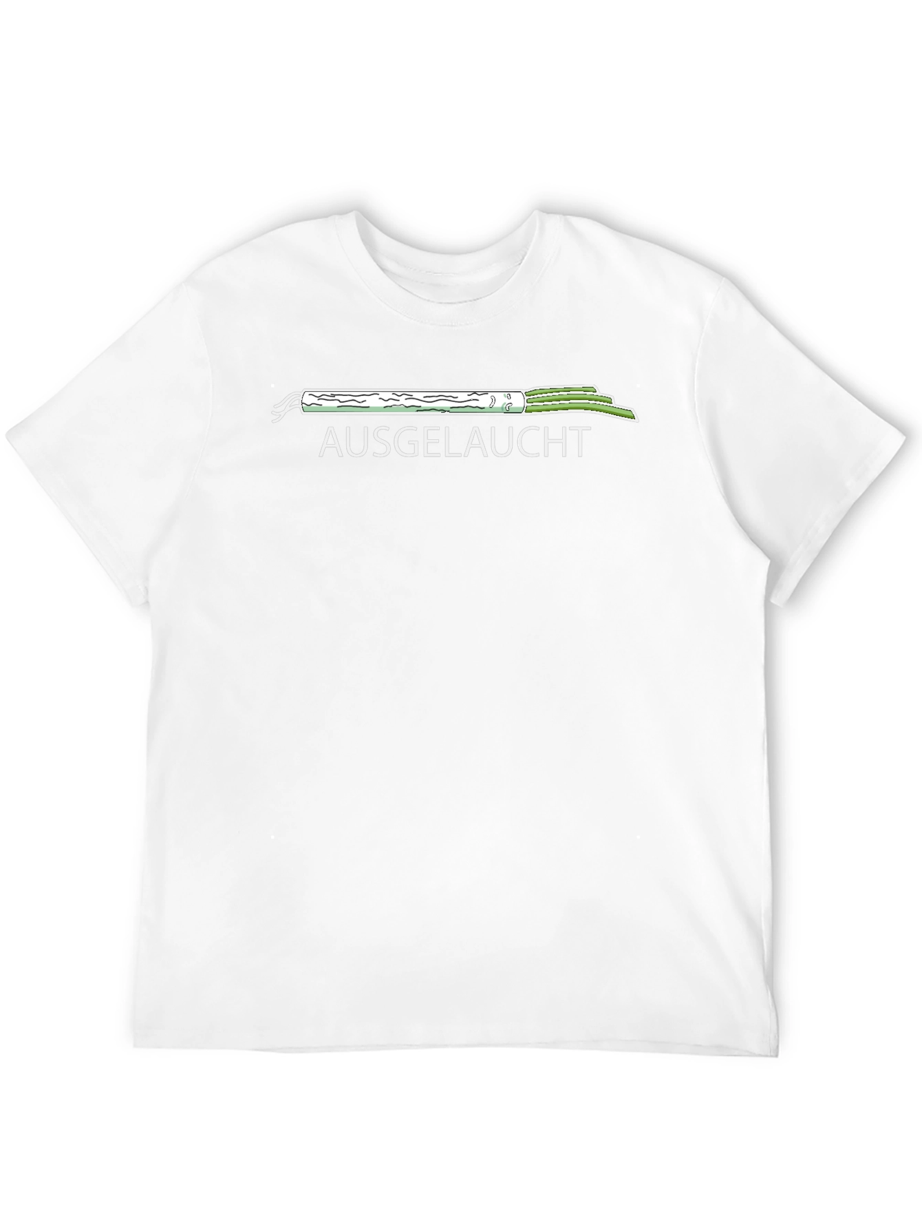 AUsgELAUCHT T-Shirt Funny Leek Design