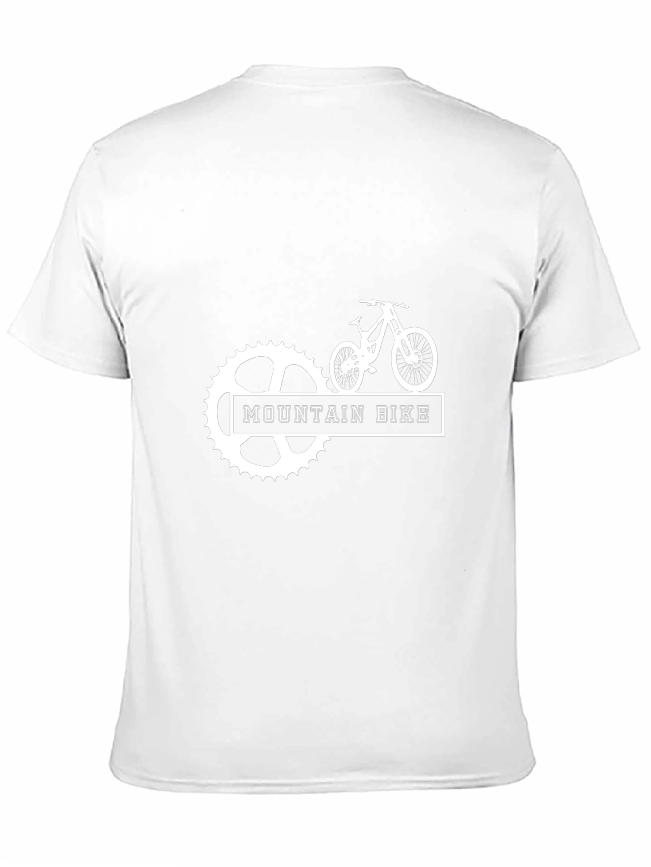 Mountain Bike Graphic Tee - Black Cotton Shirt