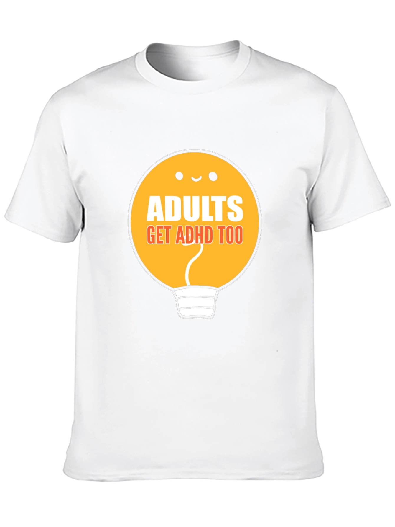 Adults Get ADHD Too Black T-Shirt