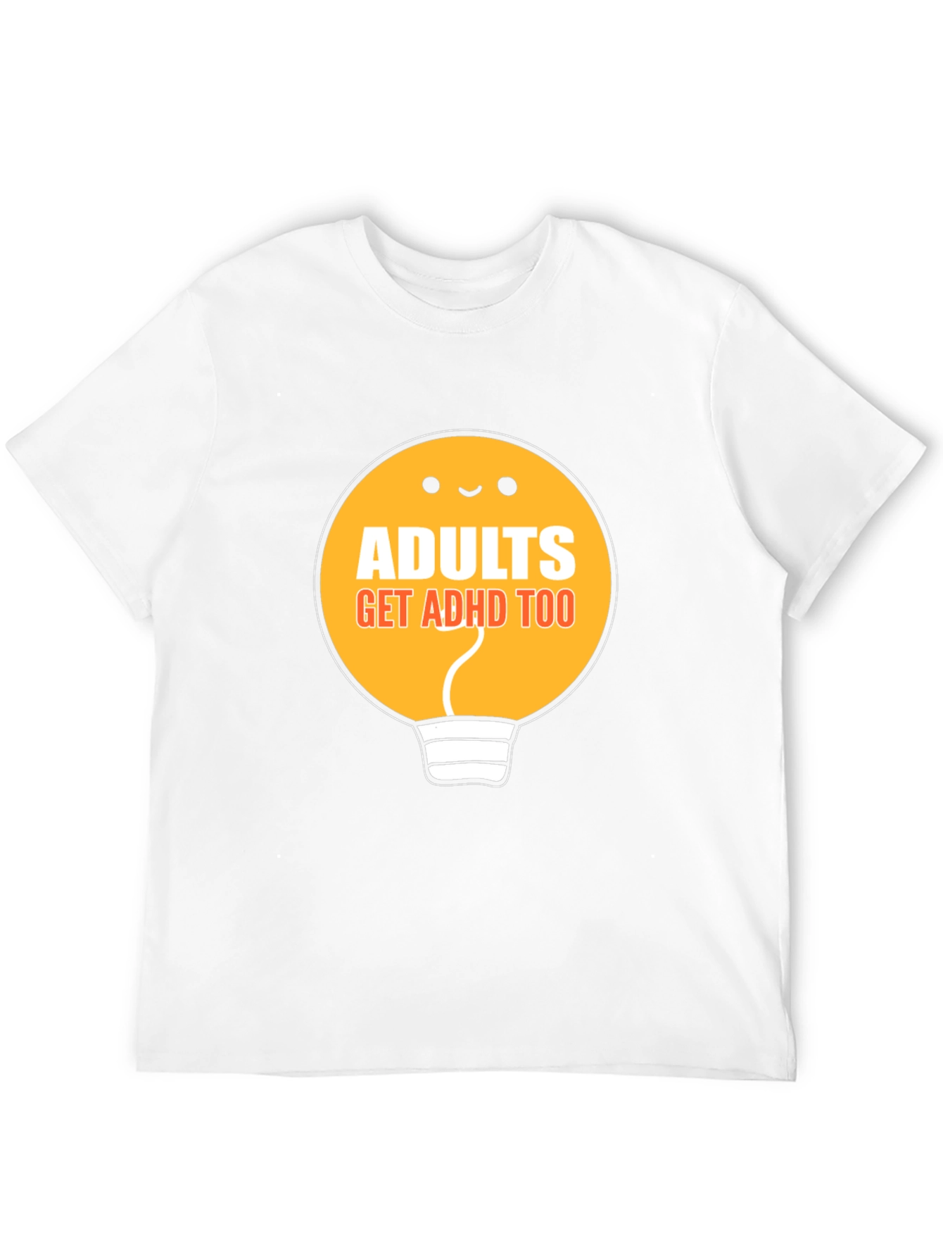 Adults Get ADHD Too Black T-Shirt