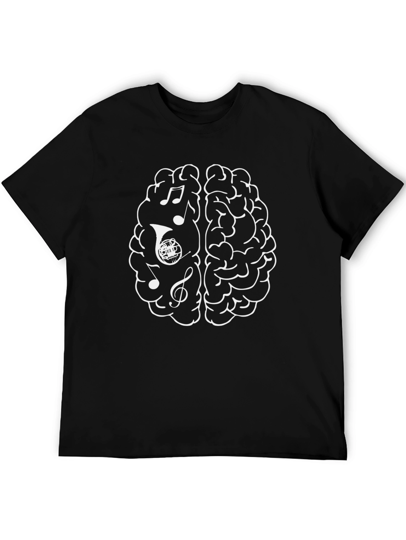 Music Brain Black T-Shirt