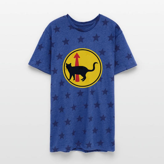 Black Cat Warning Sign With Up Arrow Vector