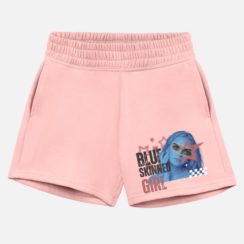 Blue Skinned Girl Art Tee – Unique Aesthetic Desig