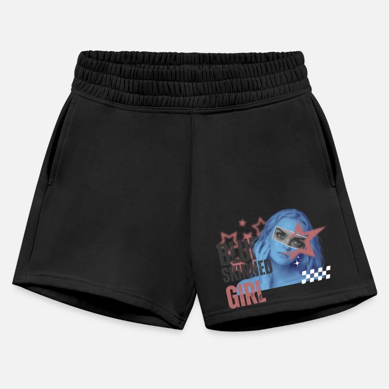 Blue Skinned Girl Art Tee – Unique Aesthetic Desig