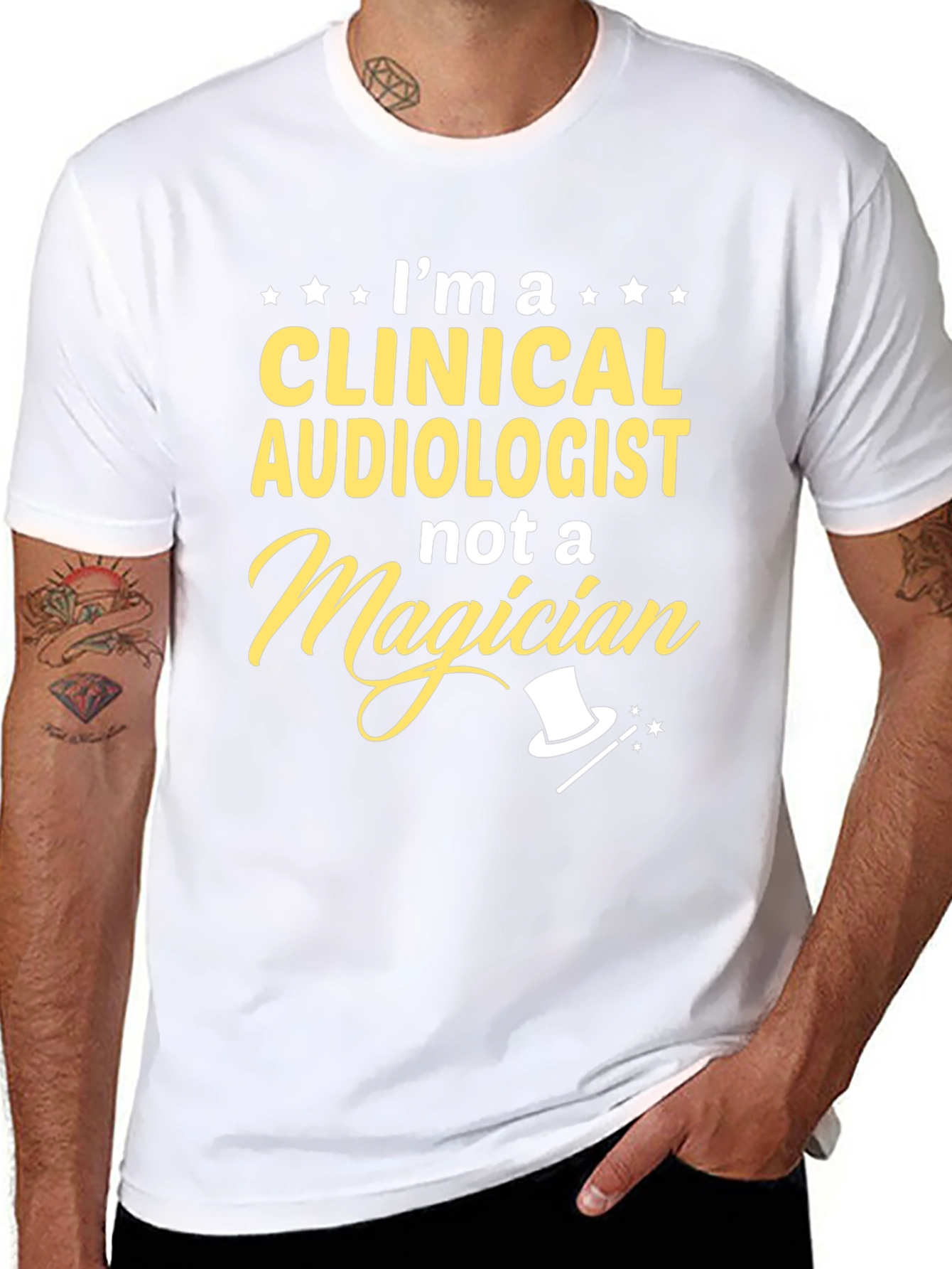 Clinical Audiologist Tee - Not a Magician