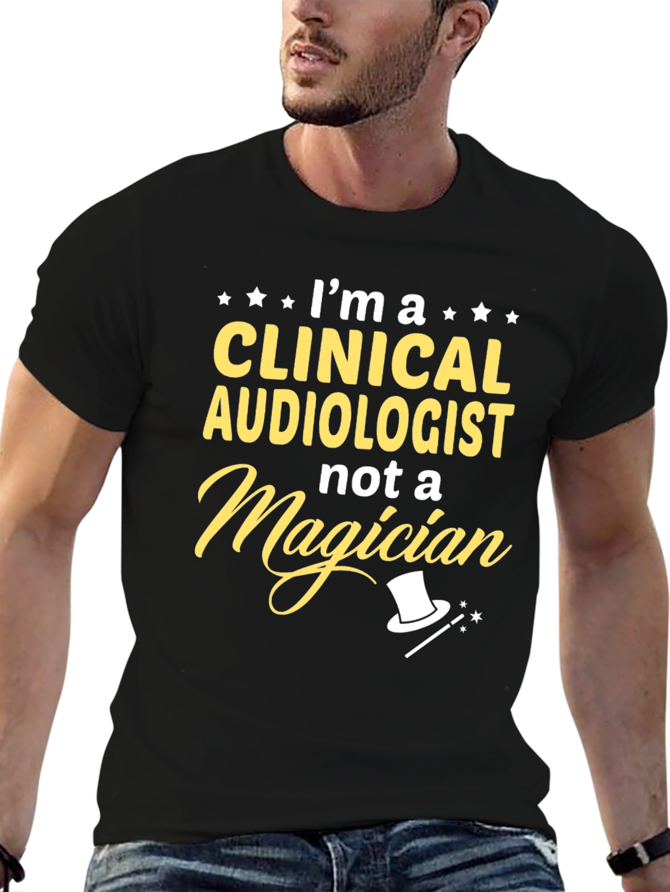 Clinical Audiologist Tee - Not a Magician